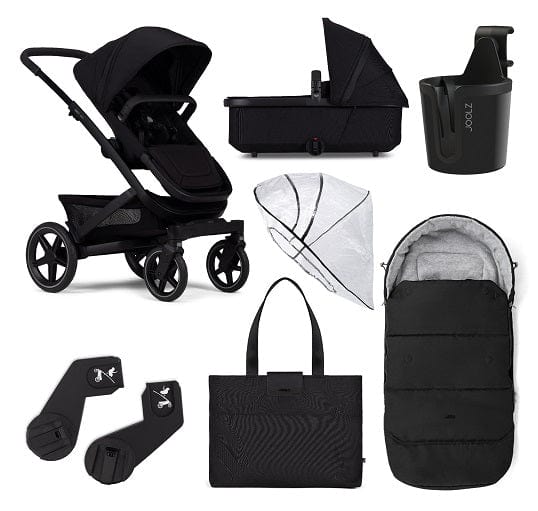 Joolz Geo3 Mono Ultimate in Space Black Pram Bundles 908250 8715688098233