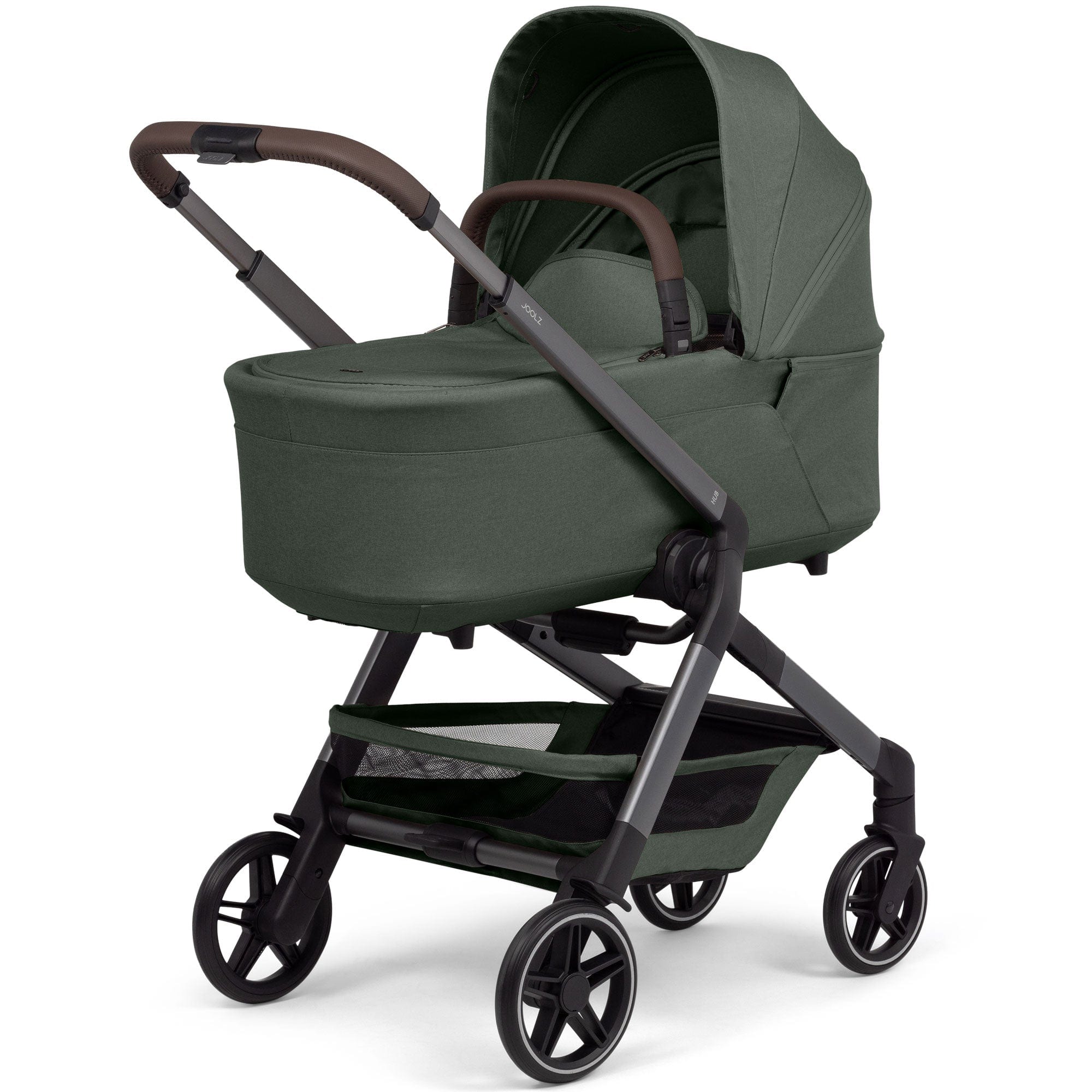 Joolz Hub2 8 Piece Maxi-Cosi Pram Bundle - Forest Green Travel Systems