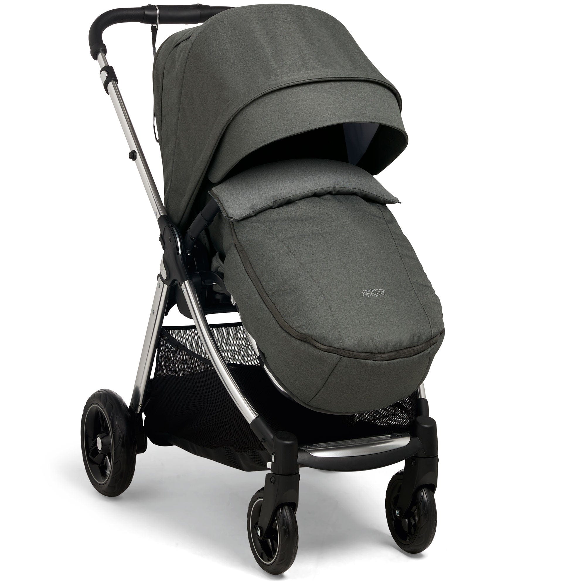 Mamas & Papas Flip XT³ 4 Piece Starter Bundle in Harbour Grey Baby Prams