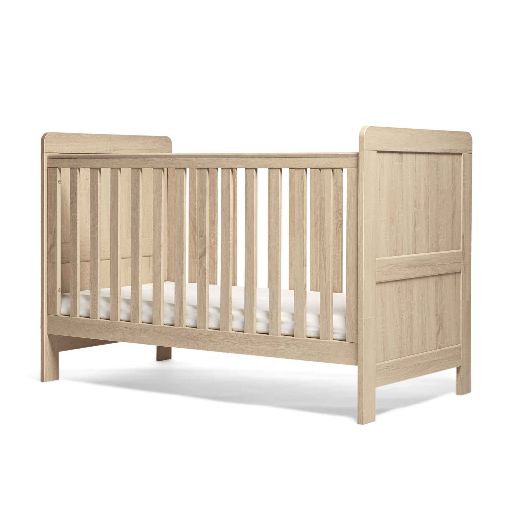 Mamas & Papas Atlas 2 Piece Cotbed Roomset Light Oak Nursery Room Sets