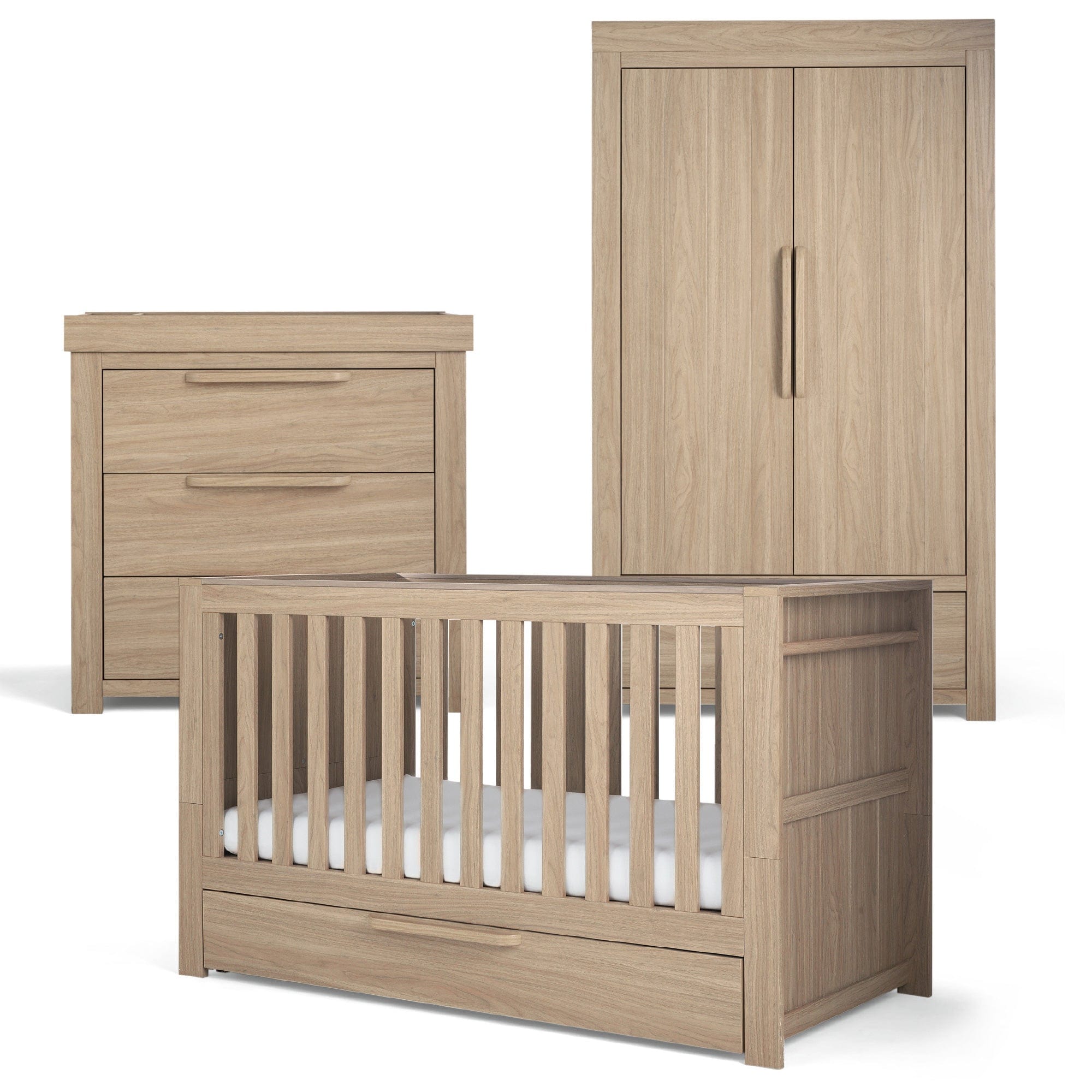 Mamas & Papas Franklin 3 Piece Roomset in Natural Oak Nursery Room Sets