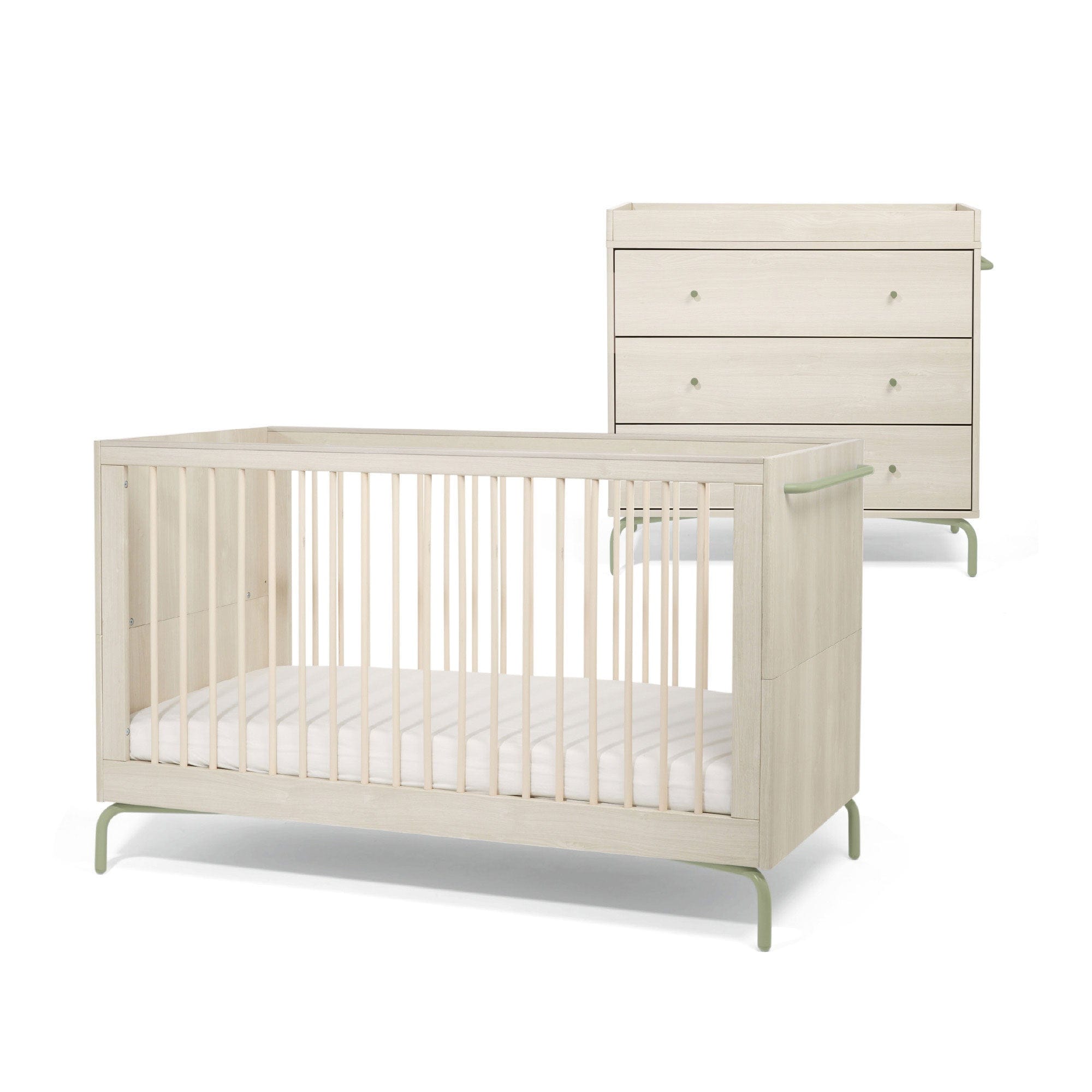 Mamas & Papas Kinlay 2 Piece Roomset in Moss Green Nursery Room Sets