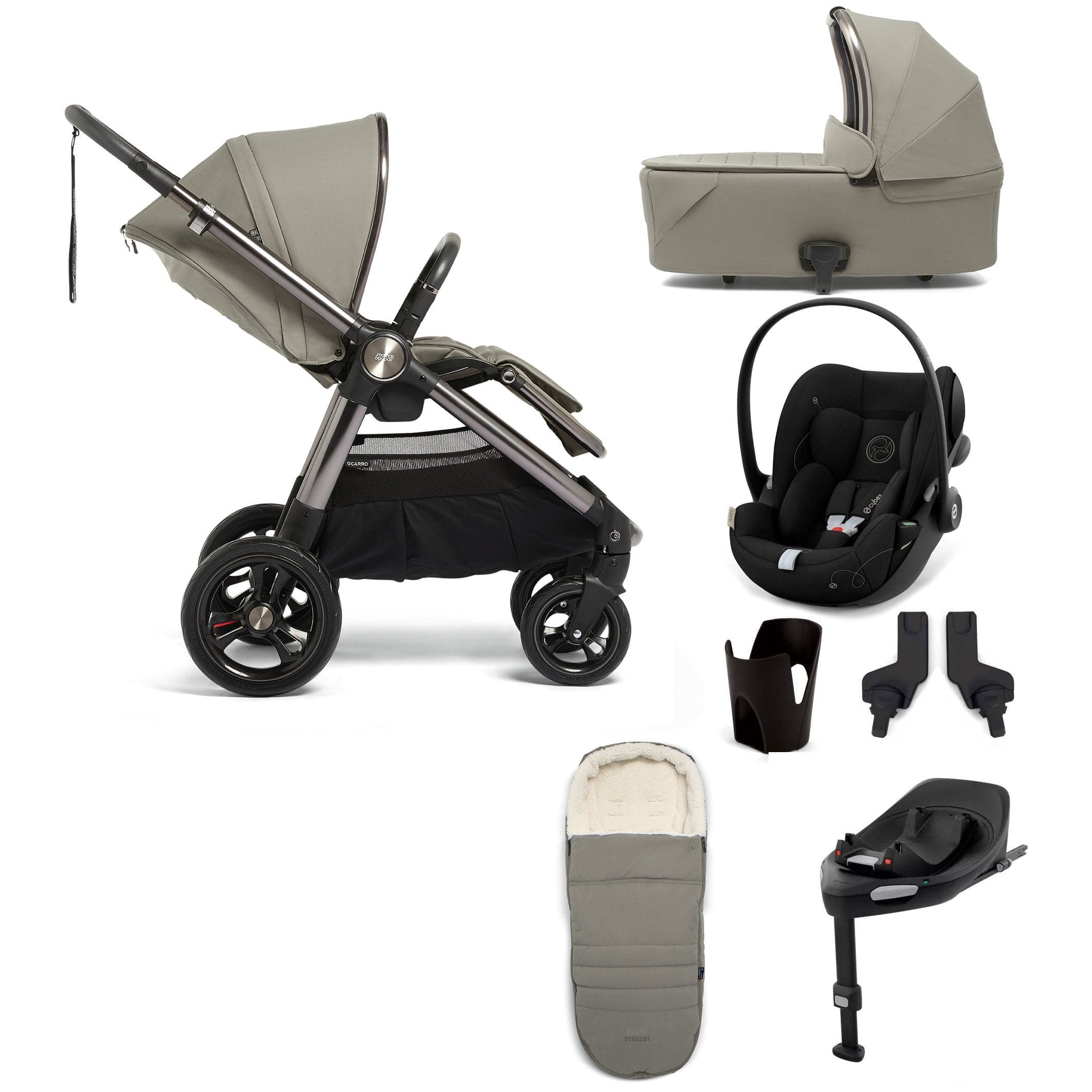 Mamas & Papas Ocarro 8-Piece Complete Cloud G Kit in Everest Travel Systems 18681-EVE-4 5057232698487