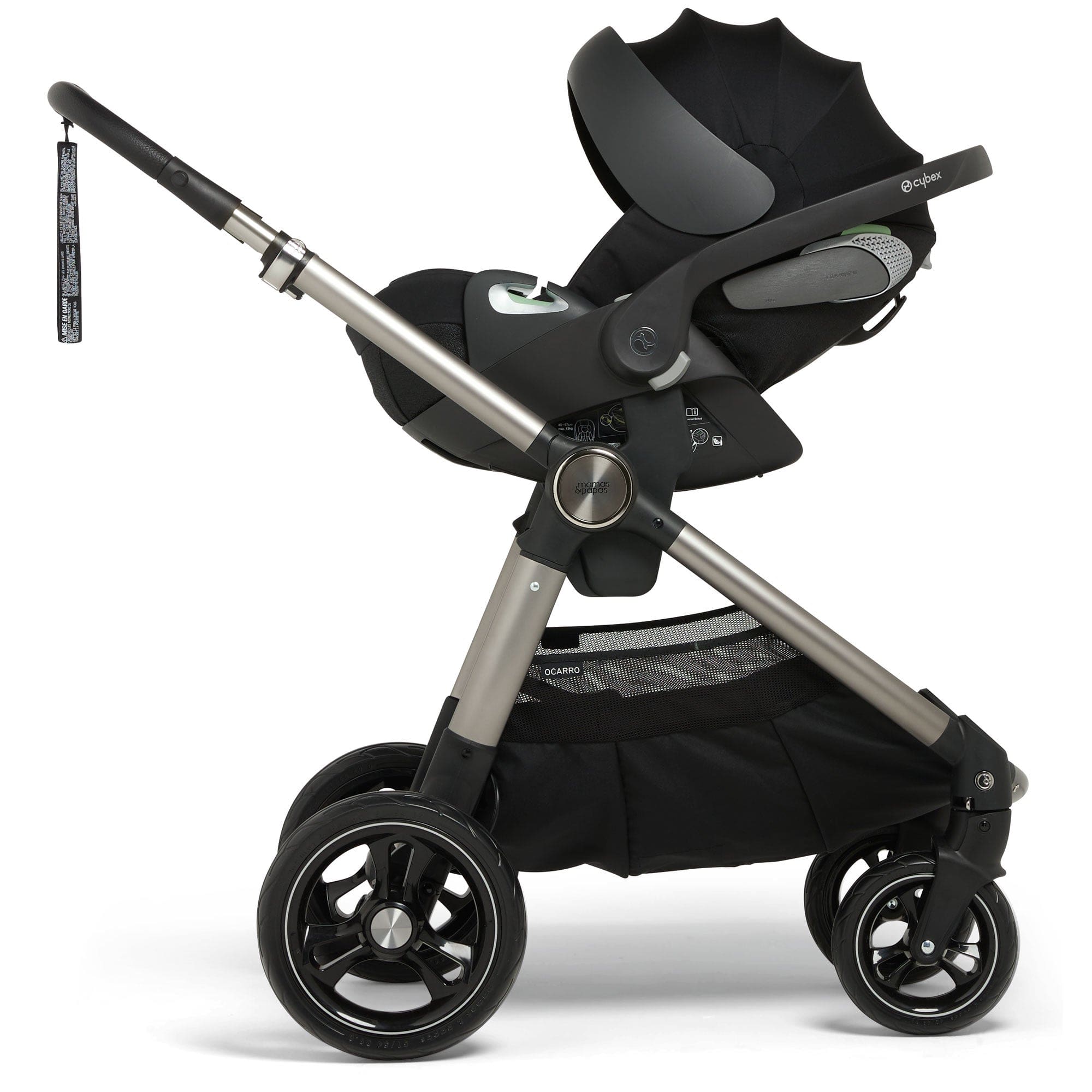 Mamas & Papas Ocarro Complete 8-Piece Cybex Bundle in Graphite Travel Systems