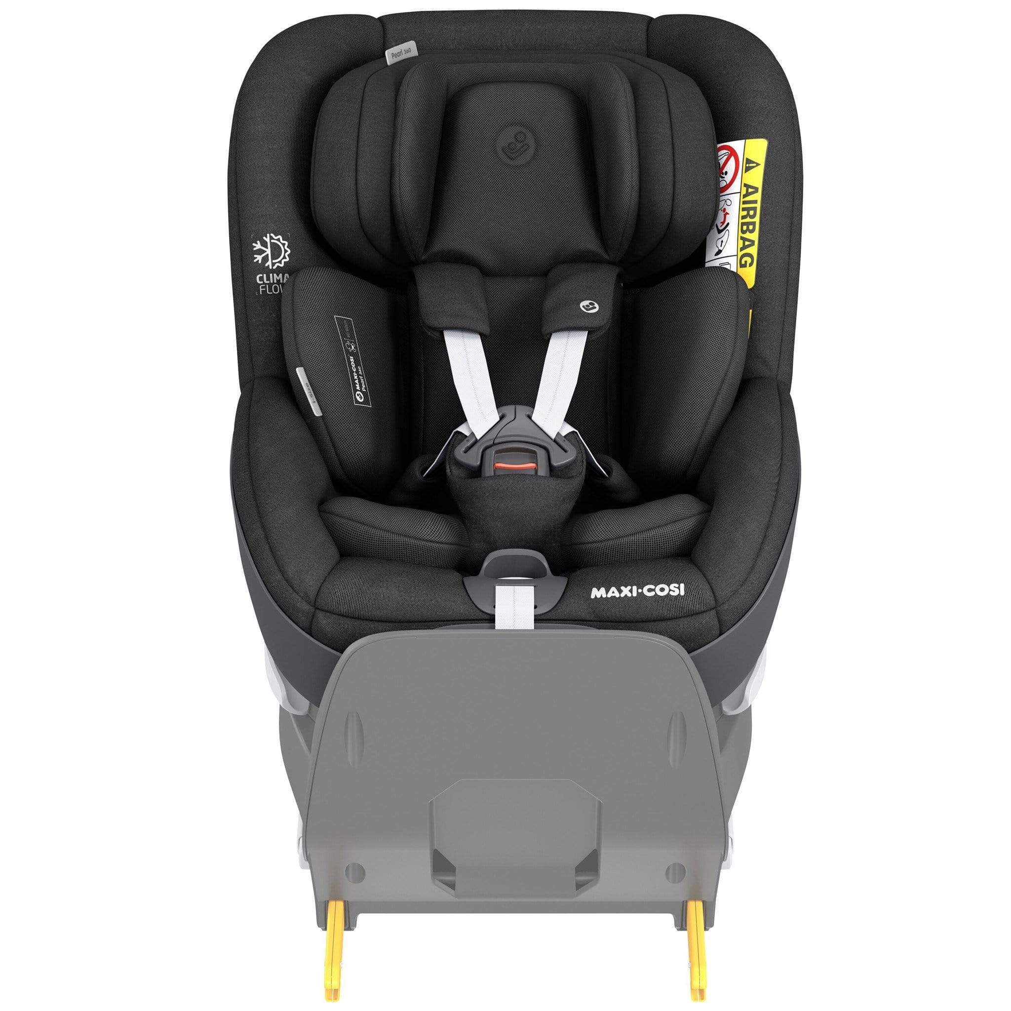 Maxi-Cosi Pebble 360, Pearl 360 & Familyfix 360 Base Bundle - Black Baby Car Seats KF10000048 8712930170501