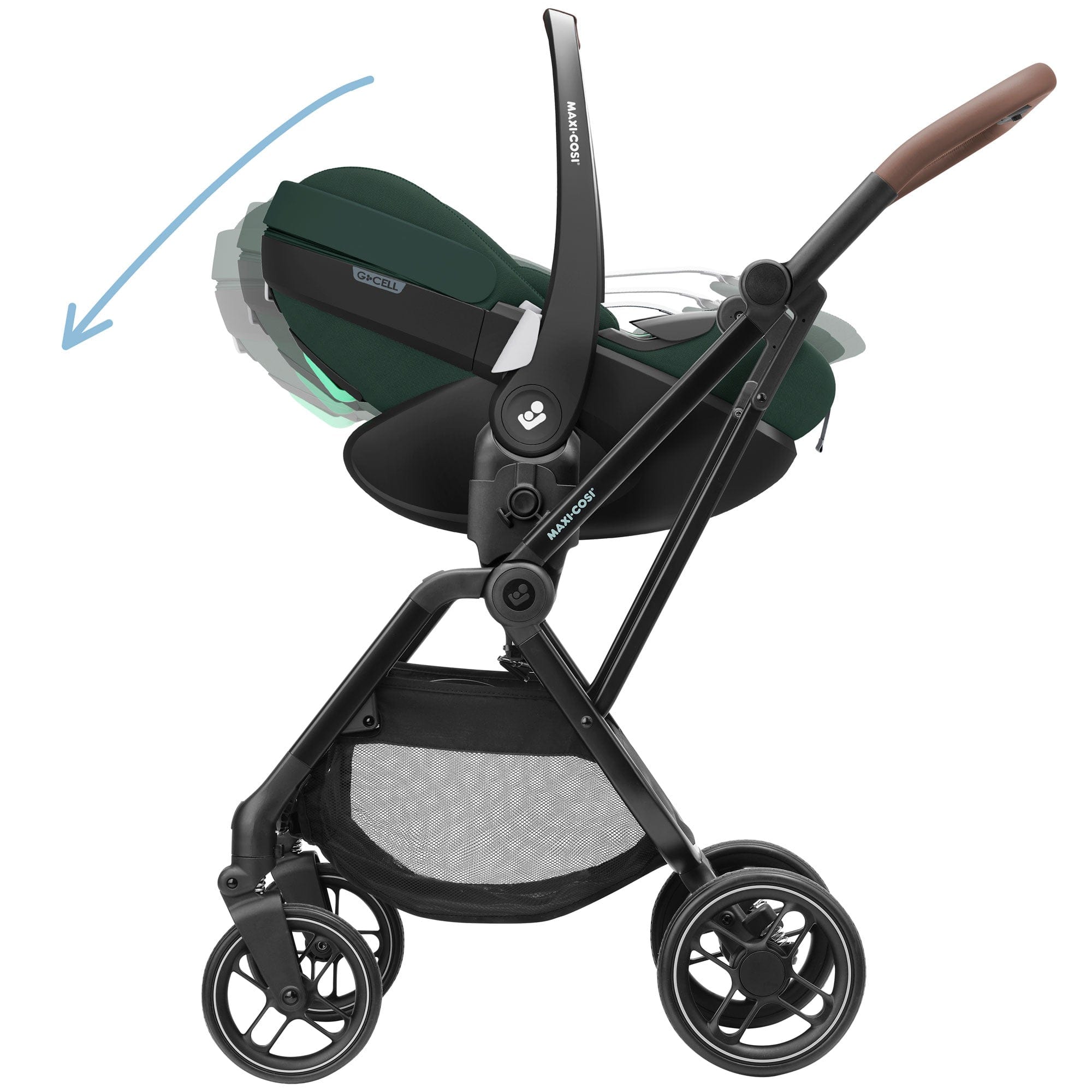 Maxi-Cosi Pebble 360 Pro V2 in Twillic Green Baby Car Seats