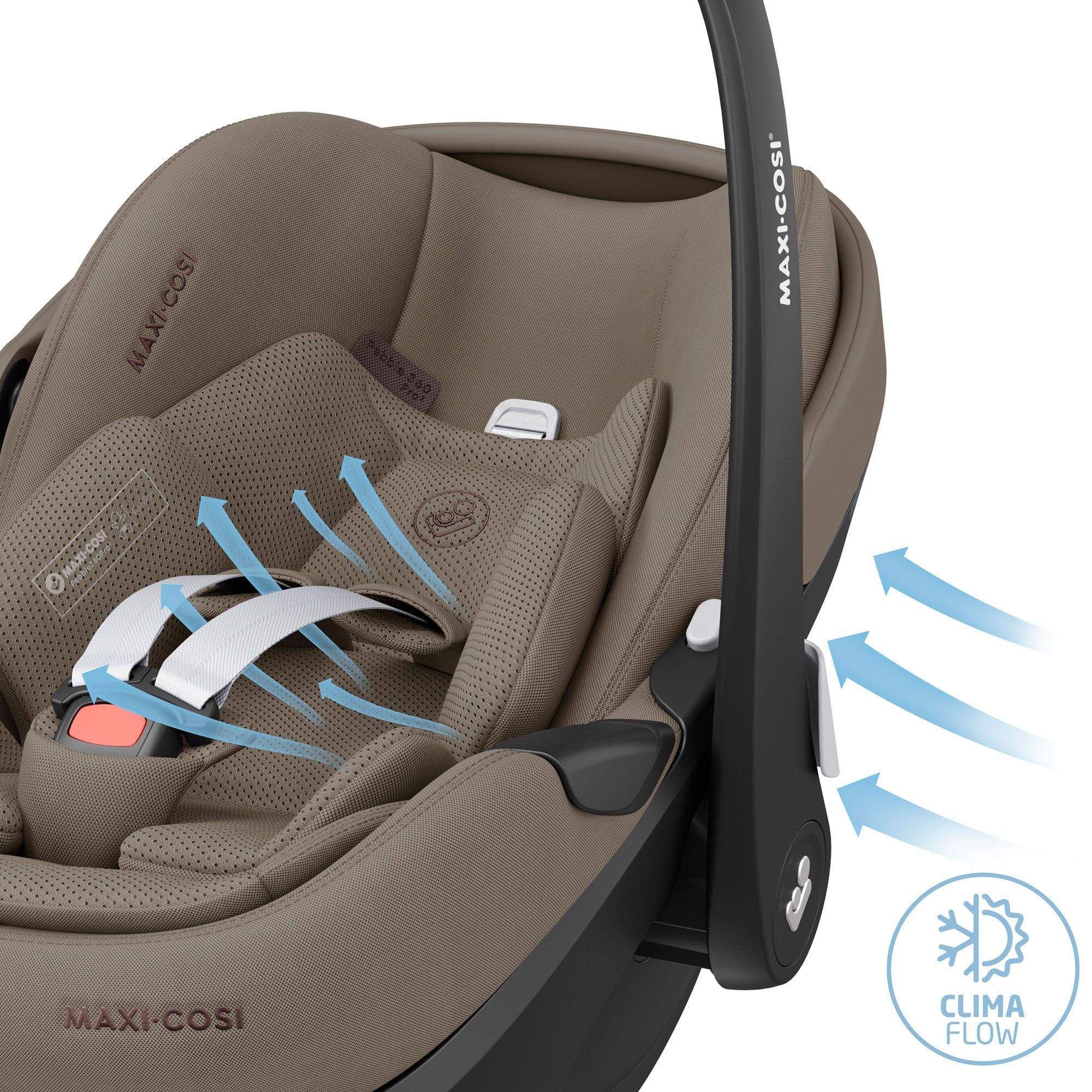 Maxi-Cosi Pebble 360 Pro V2 in Twillic Truffle Baby Car Seats