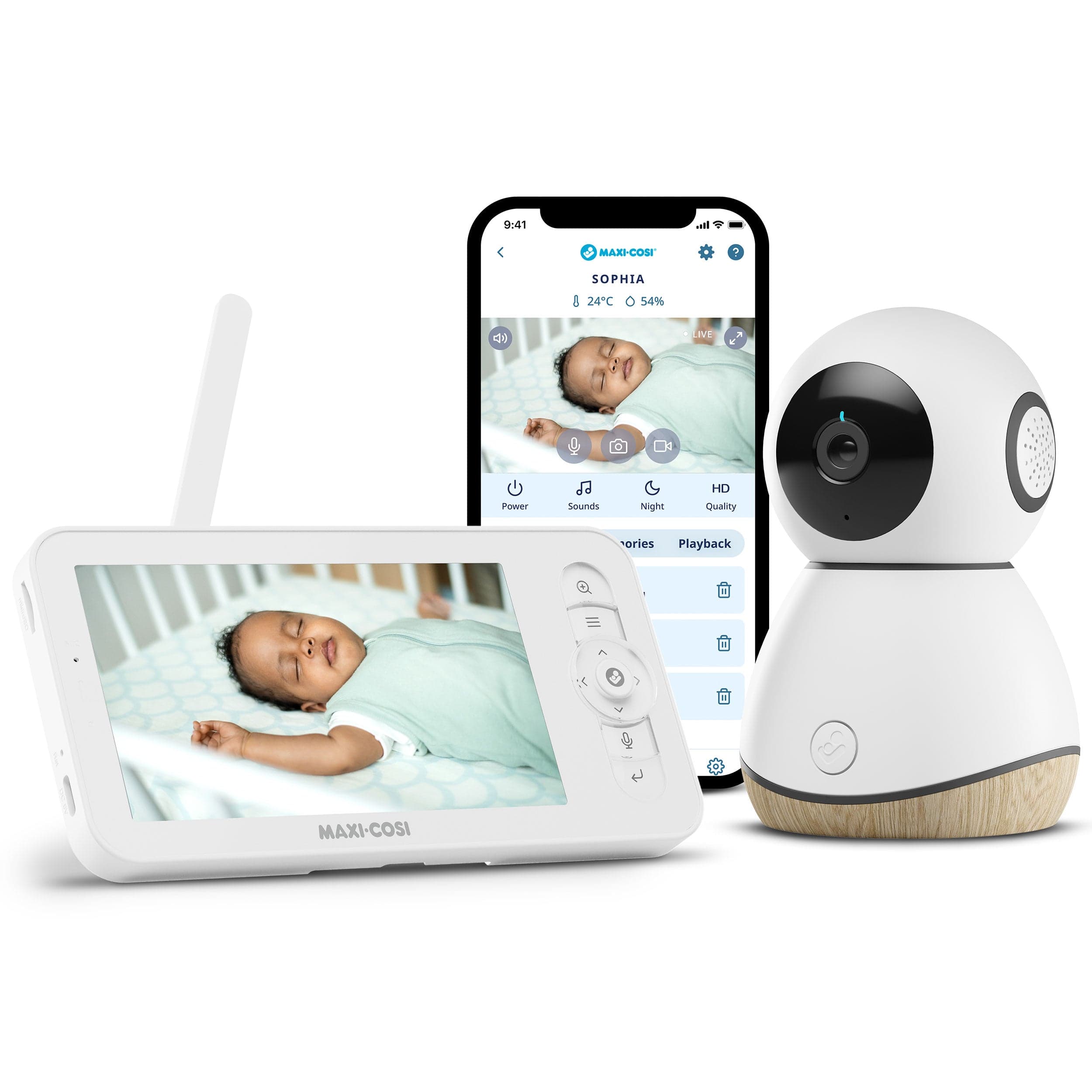 Maxi-Cosi Connected Home Bedtime Bundle Baby Monitors 17880-SLE-CON-HOM