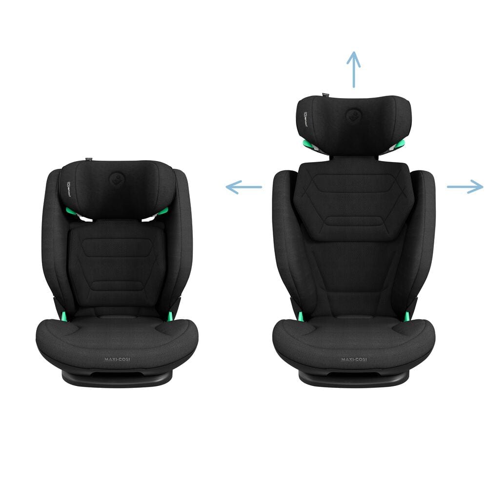 Maxi-Cosi Rodifix Pro 2 i-size Car Seat in Authentic Black Highback Booster Seats 8800671111 8712930183495