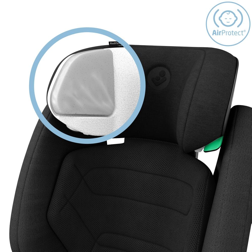 Maxi-Cosi Rodifix Pro 2 i-size Car Seat in Authentic Black Highback Booster Seats 8800671111 8712930183495