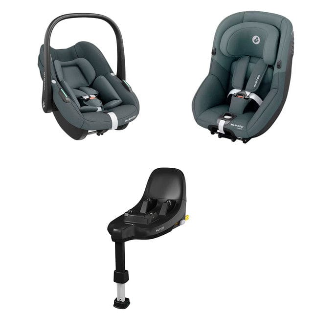 Maxi-Cosi Pebble S & Pearl S Family Car Seat Bundle in Tonal Graphite Toddler Car Seats 8635106110-2 8712930005759