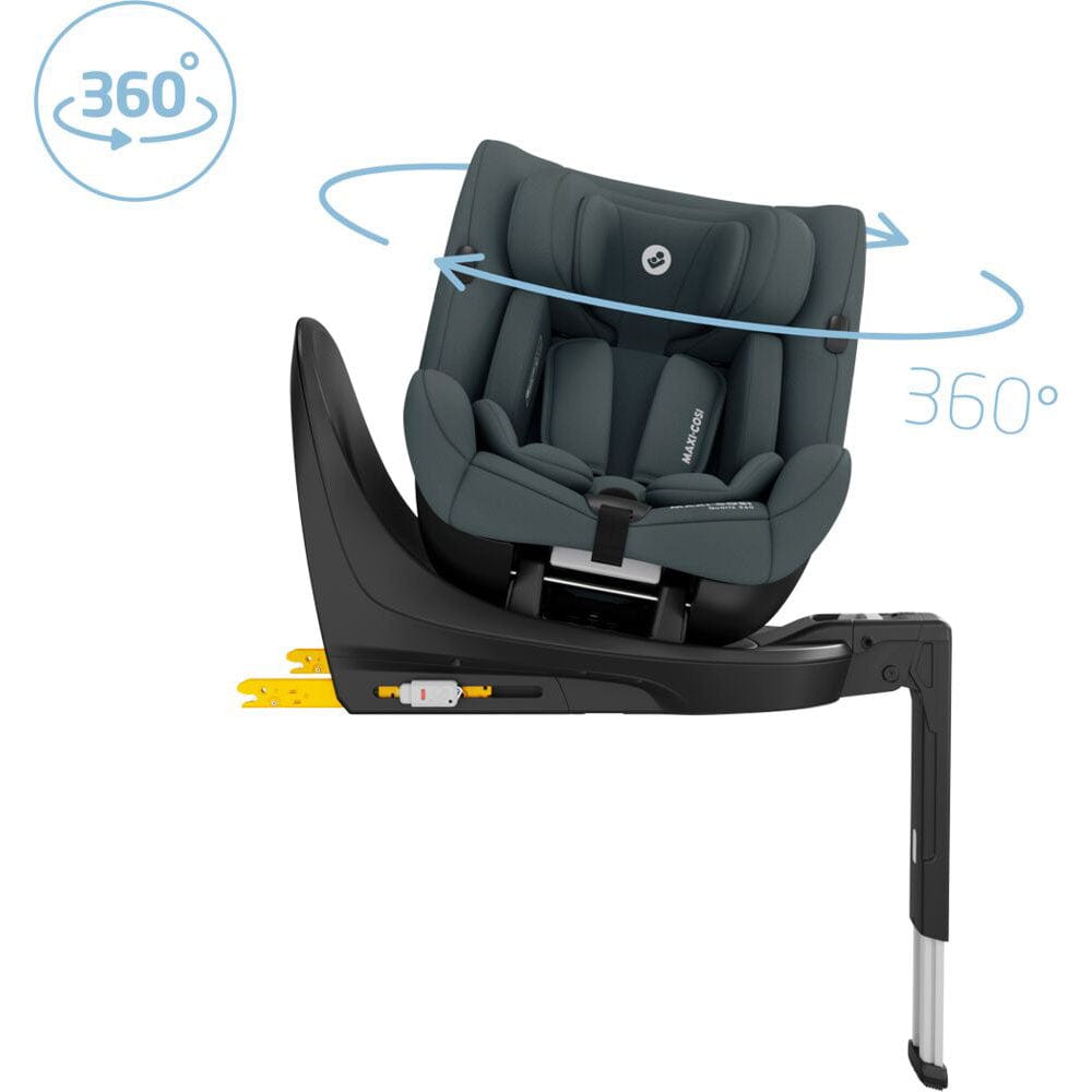 Maxi-Cosi Quartz 360 i-Size Car Seat in Full Graphite Toddler Car Seats 8551122110 8712930013617