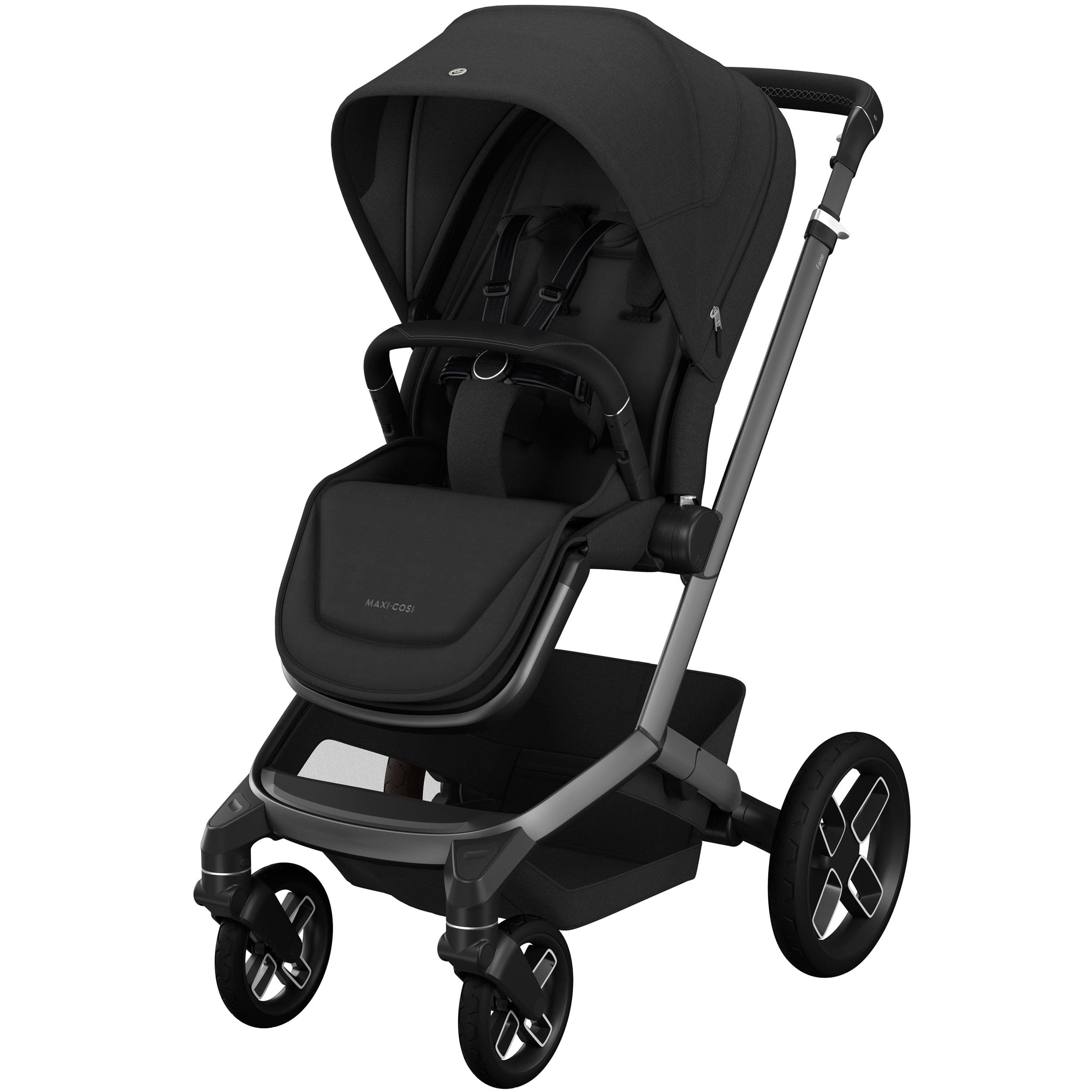 Maxi-Cosi FAME 10 Piece Premium Bundle in Twillic Black Travel Systems