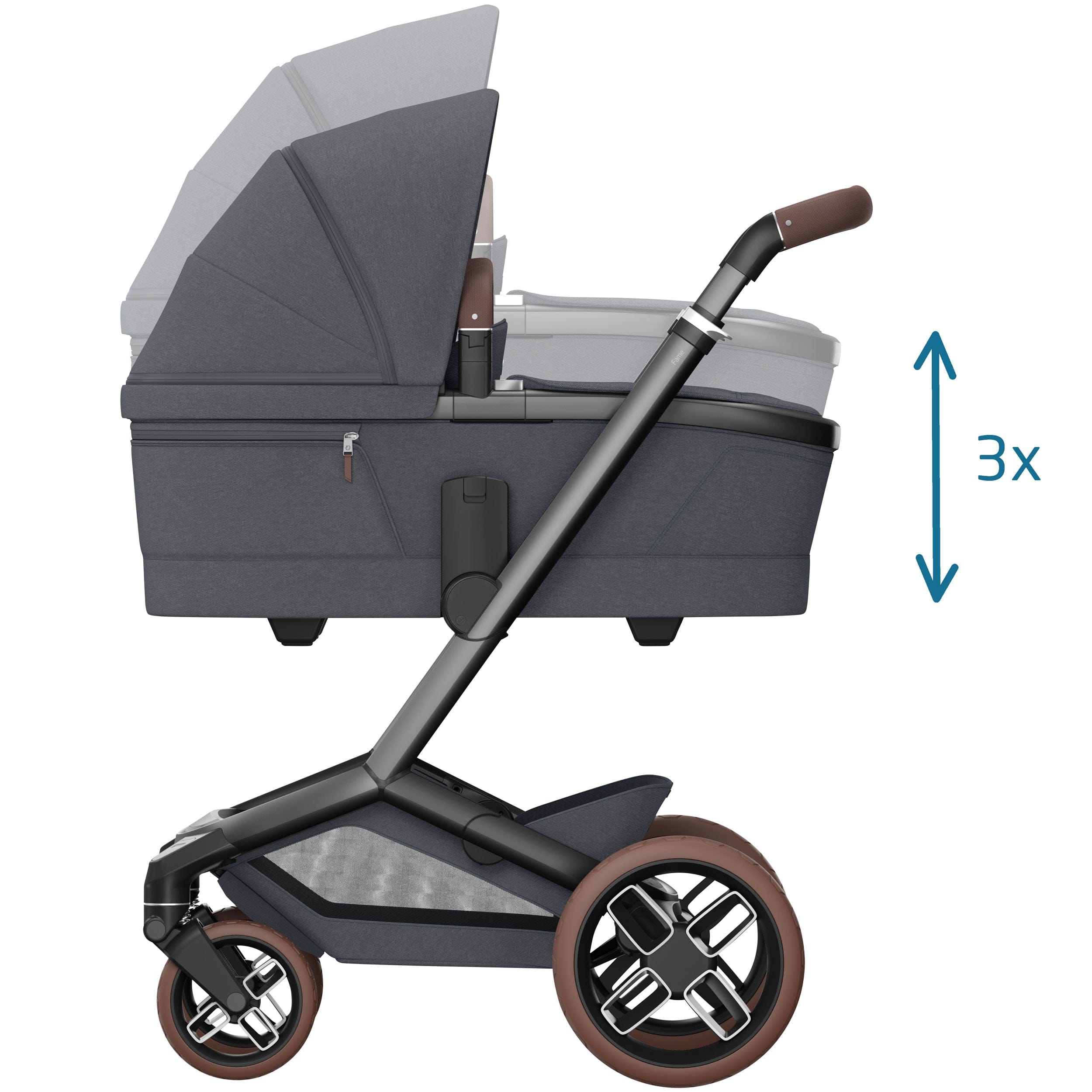 Maxi-Cosi FAME 10 Piece Premium Bundle in Twillic Graphite Travel Systems KF69200000 8712930013587