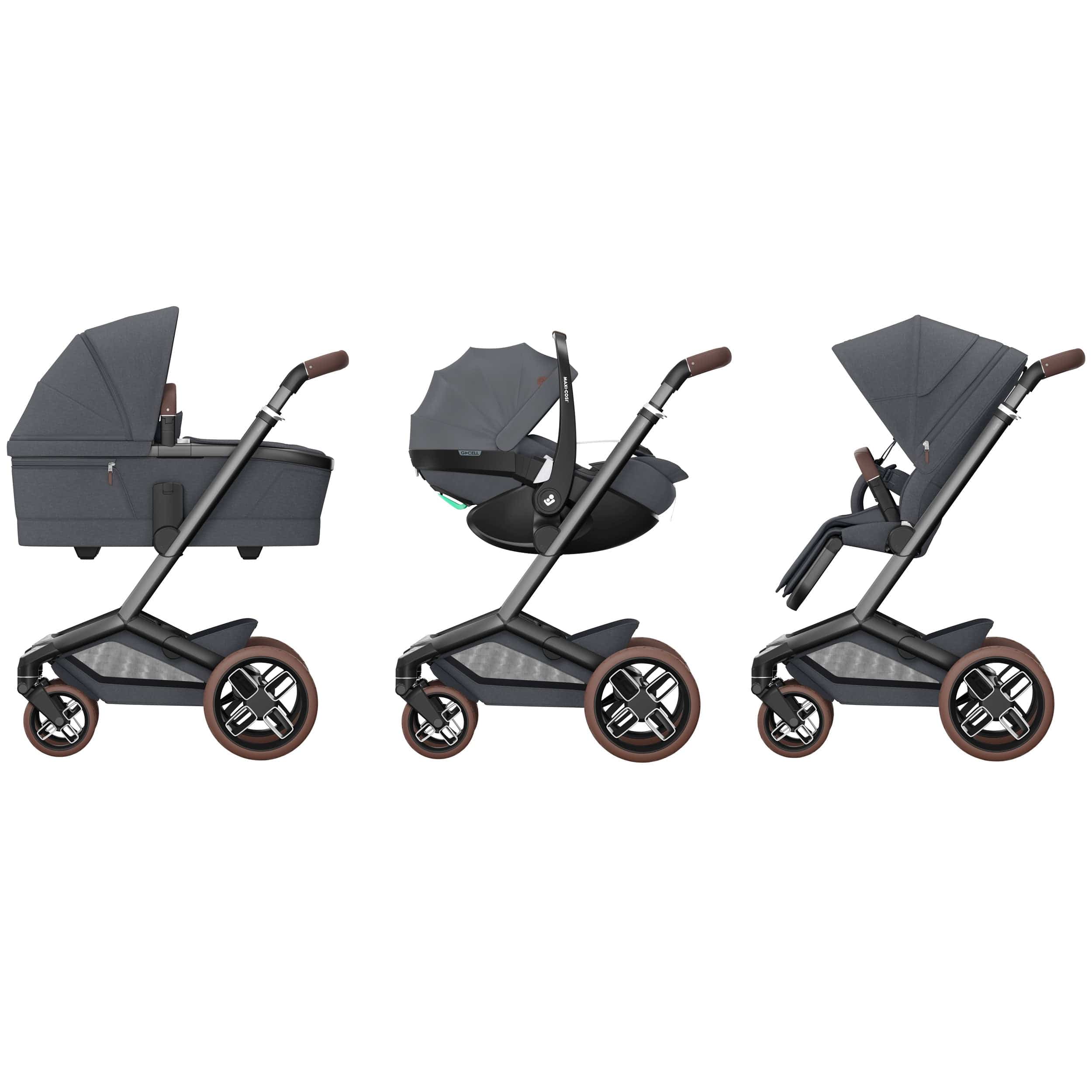 Maxi-Cosi FAME 10 Piece Premium Bundle in Twillic Graphite Travel Systems KF69200000 8712930013587