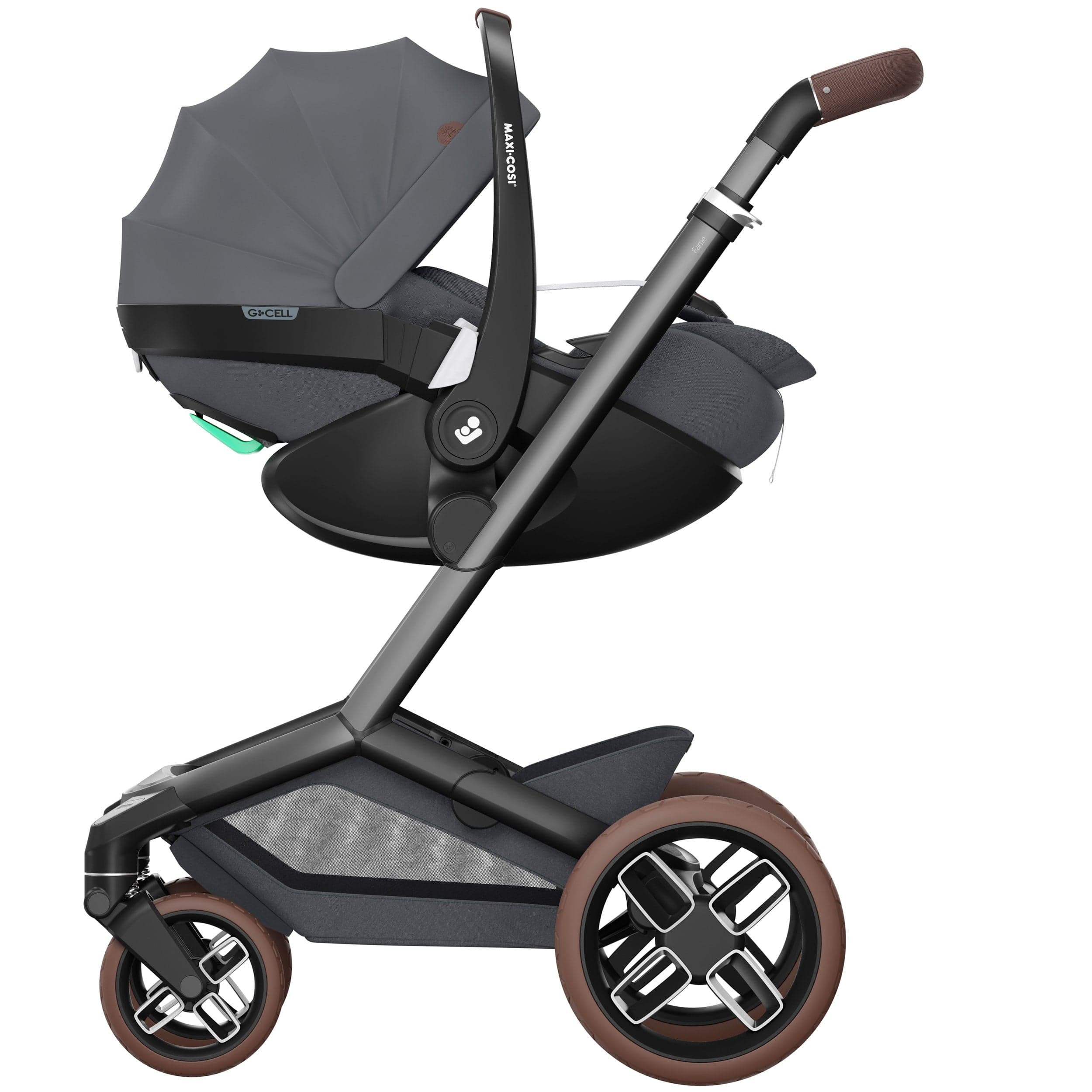 Maxi-Cosi FAME 10 Piece Premium Bundle in Twillic Graphite Travel Systems KF69200000 8712930013587