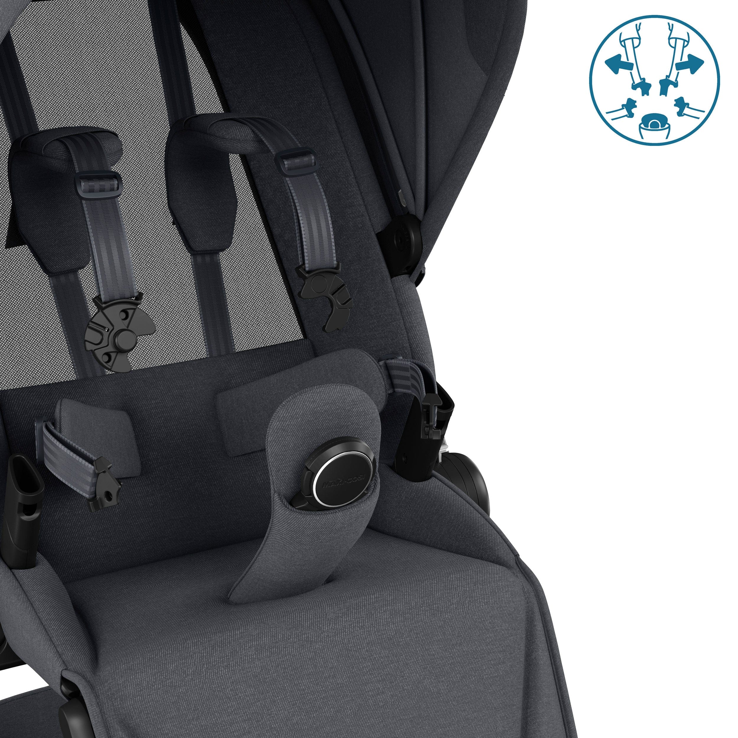 Maxi-Cosi FAME 10 Piece Premium Bundle in Twillic Graphite Travel Systems KF69200000 8712930013587