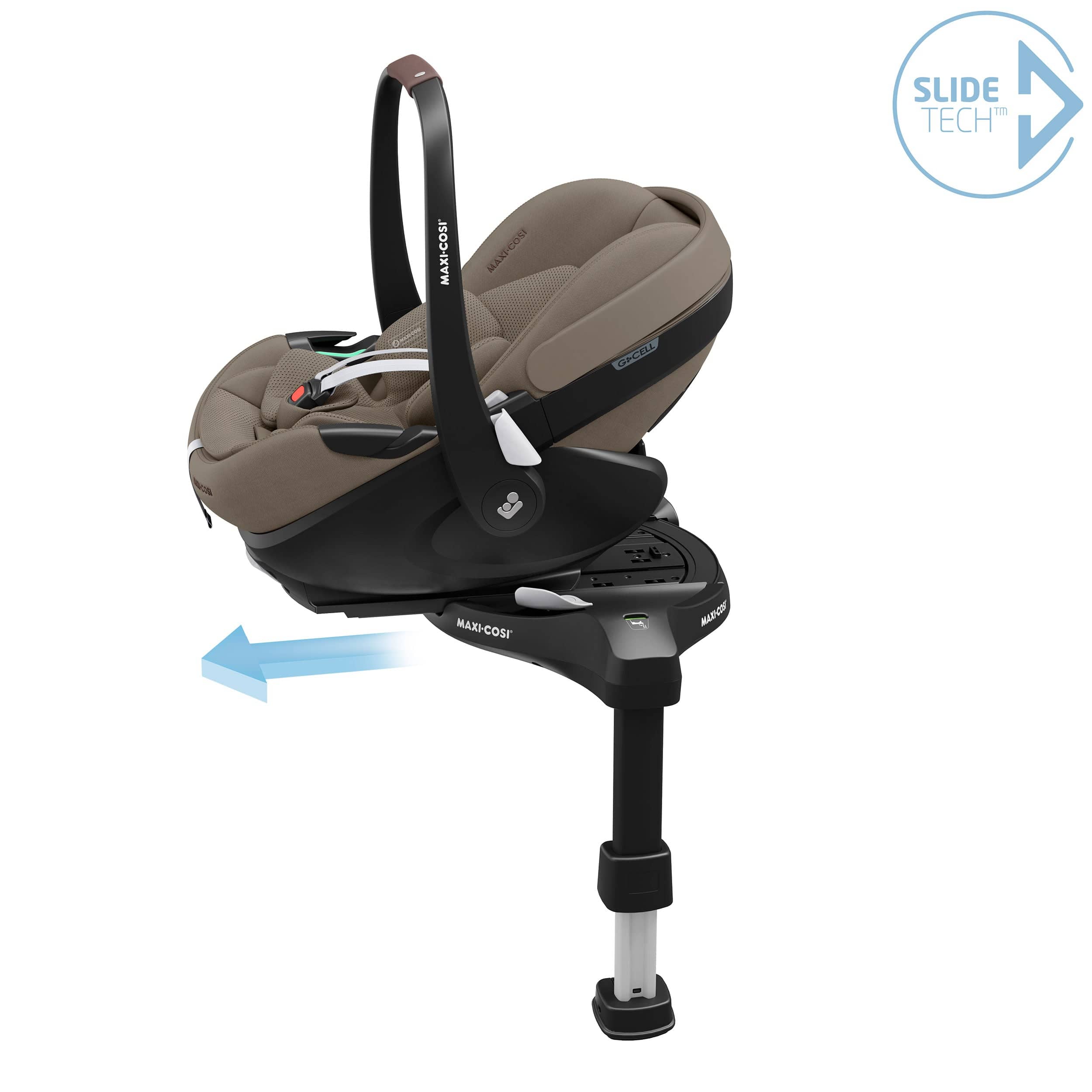 Maxi-Cosi FAME 10 Piece Premium Bundle in Twillic Truffle (Brown Wheels) Travel Systems