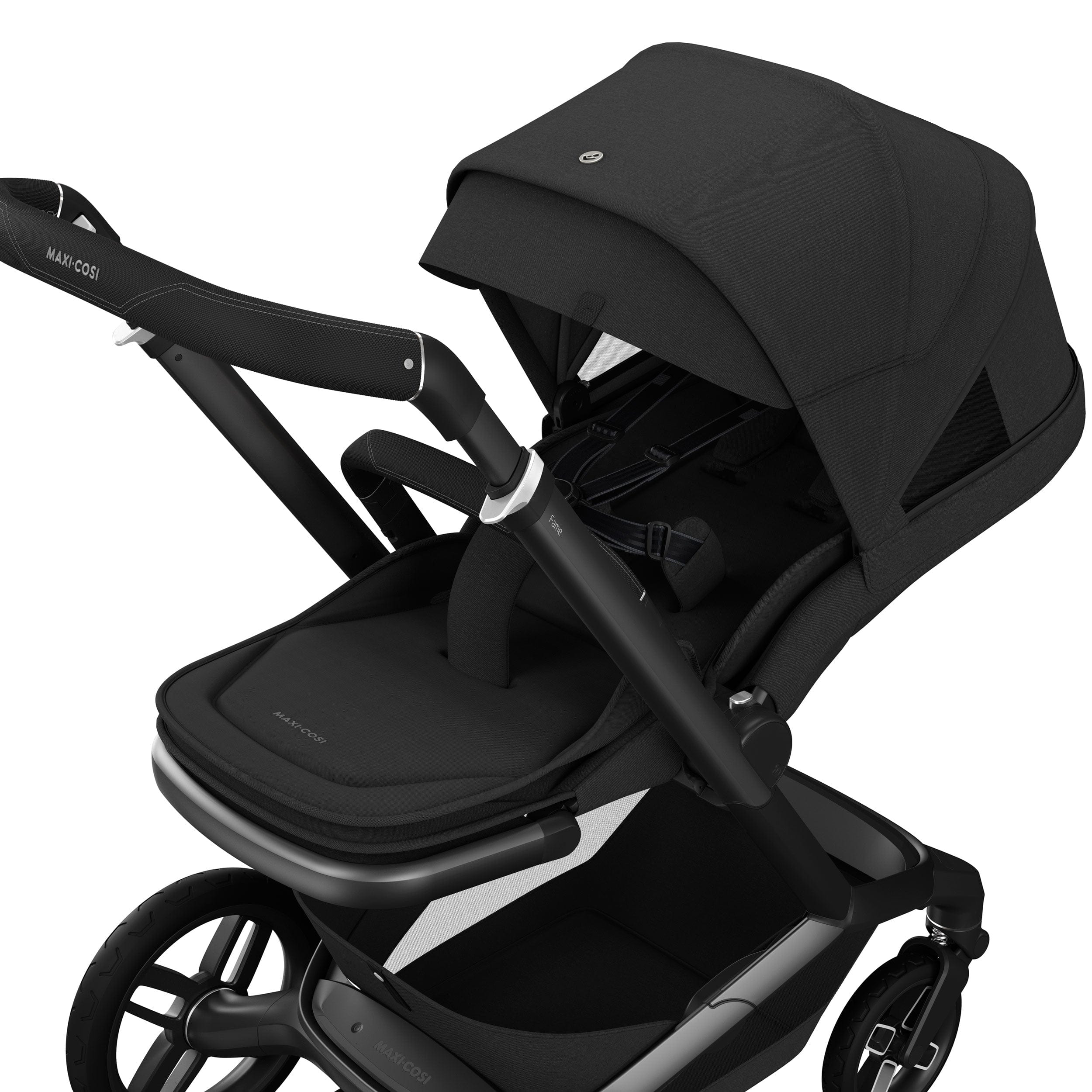 Maxi-Cosi FAME 7 Piece Essential Bundle in Twillic Black Travel Systems KF64400000