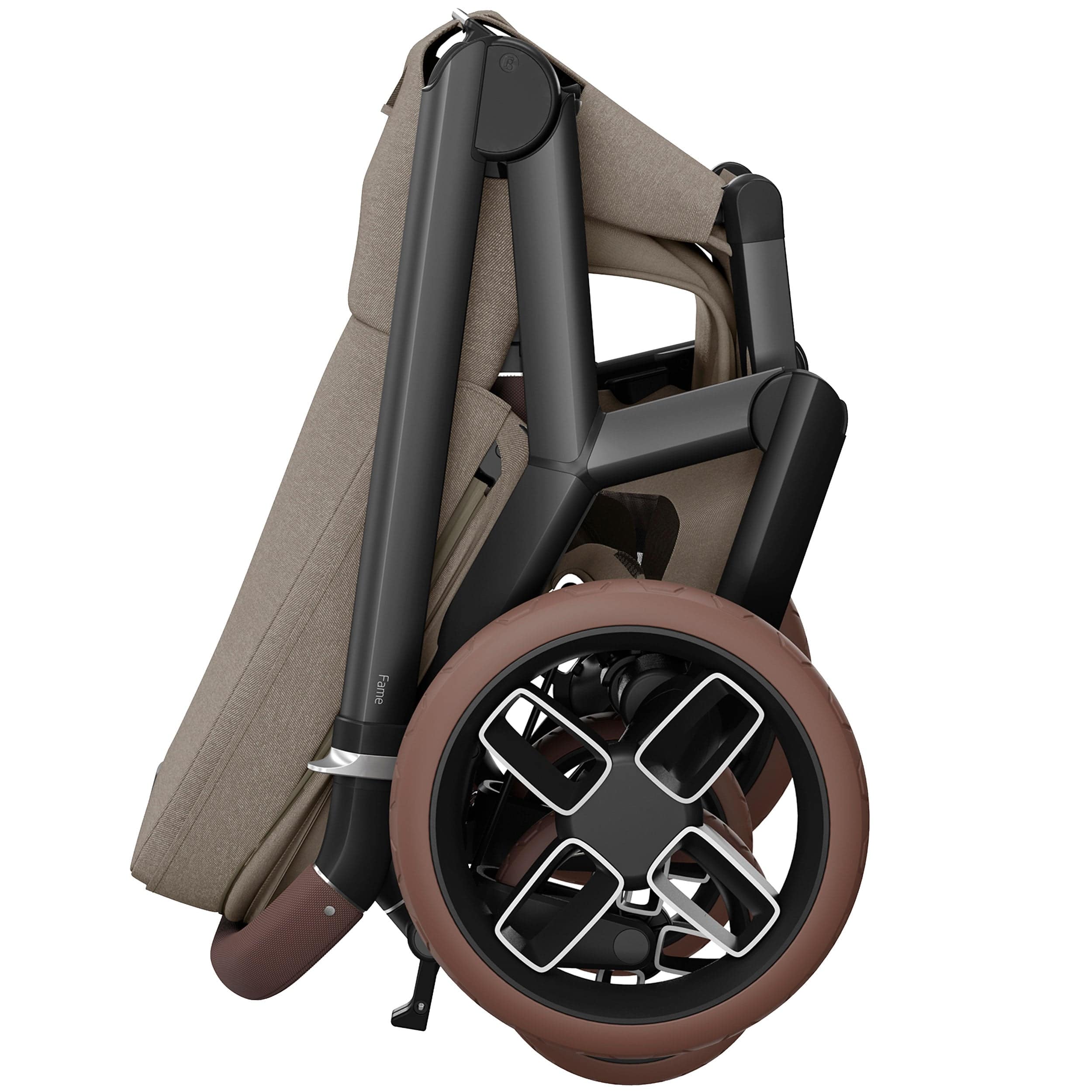 Maxi-Cosi FAME 7 Piece Essential Bundle in Twillic Truffle (Brown Wheels) Travel Systems KF69900000