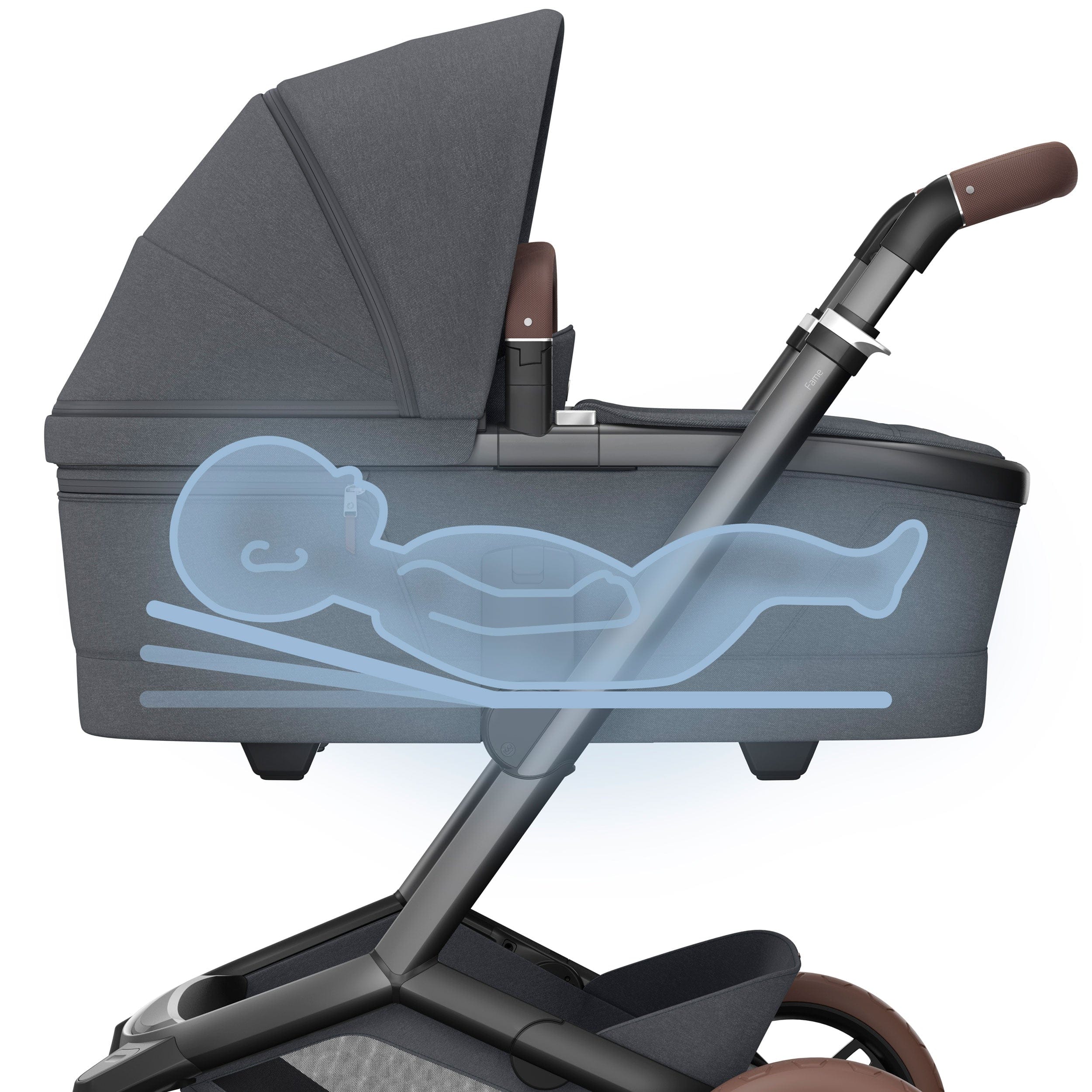 Maxi-Cosi FAME Pushchair in Twillic Graphite Travel Systems 1920204300 3220660004287