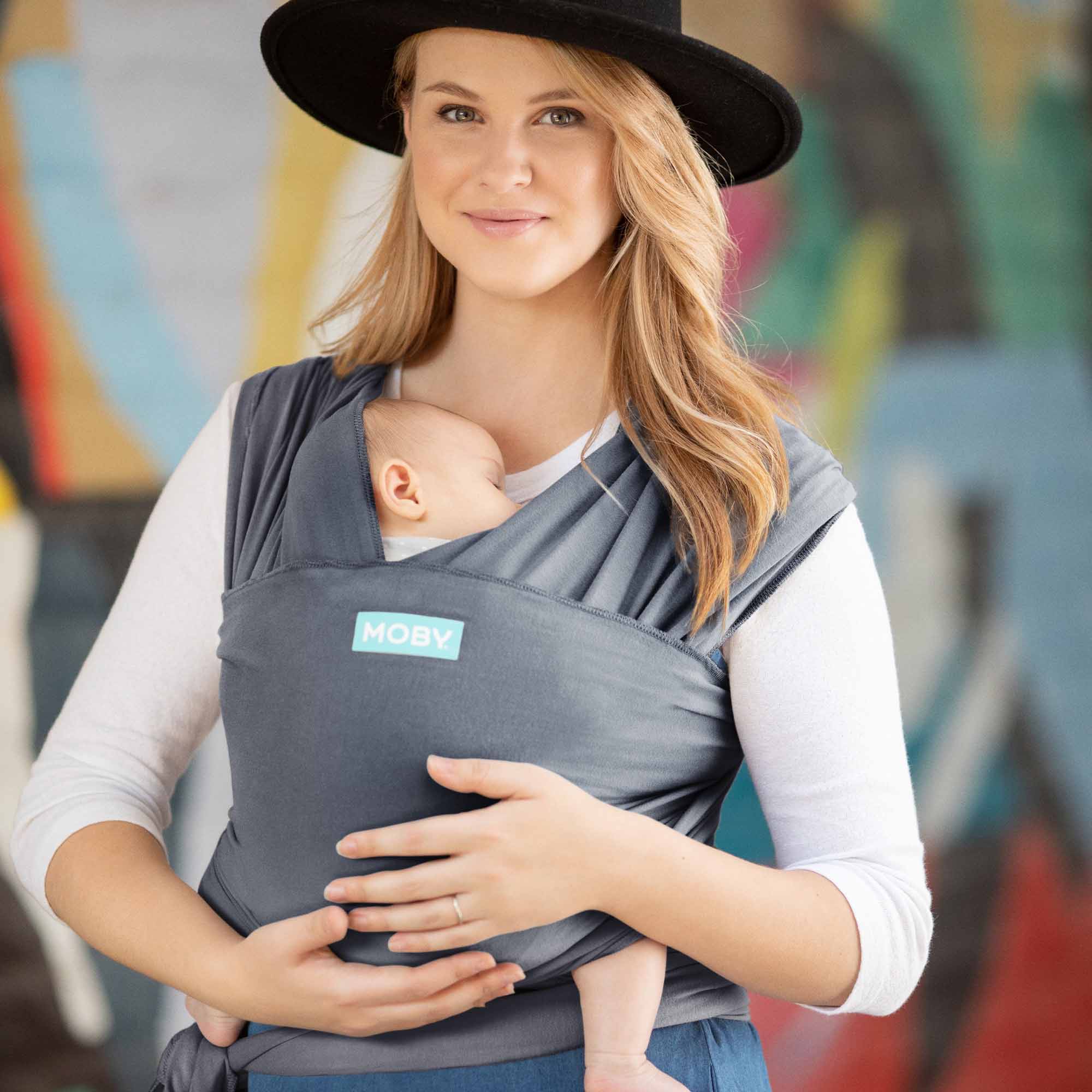 Moby Classic Wrap Flint Baby Carriers MOB-MCL-FLINT 818770016370