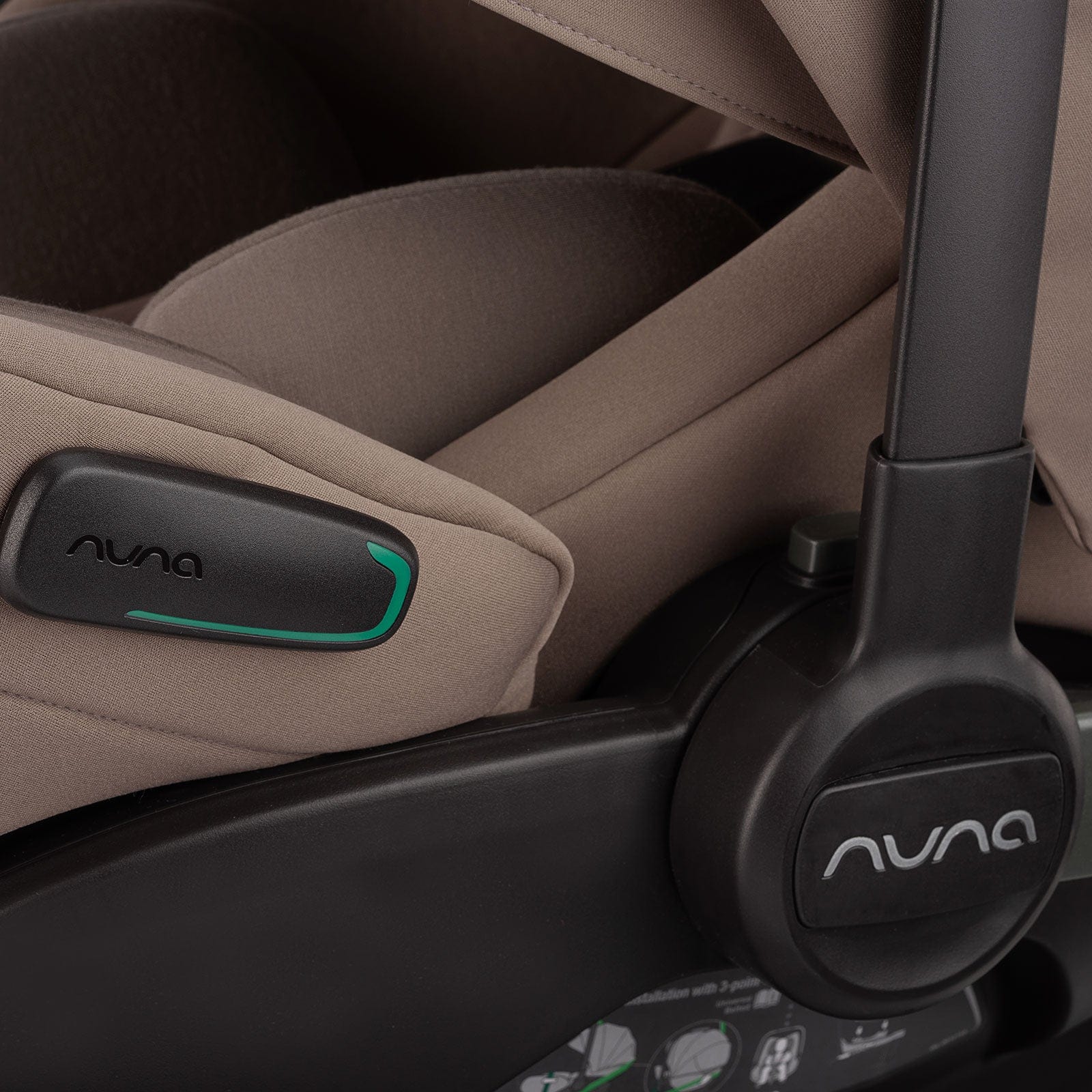 Nuna ARRA Flex Infant Carrier in Cedar Baby Car Seats