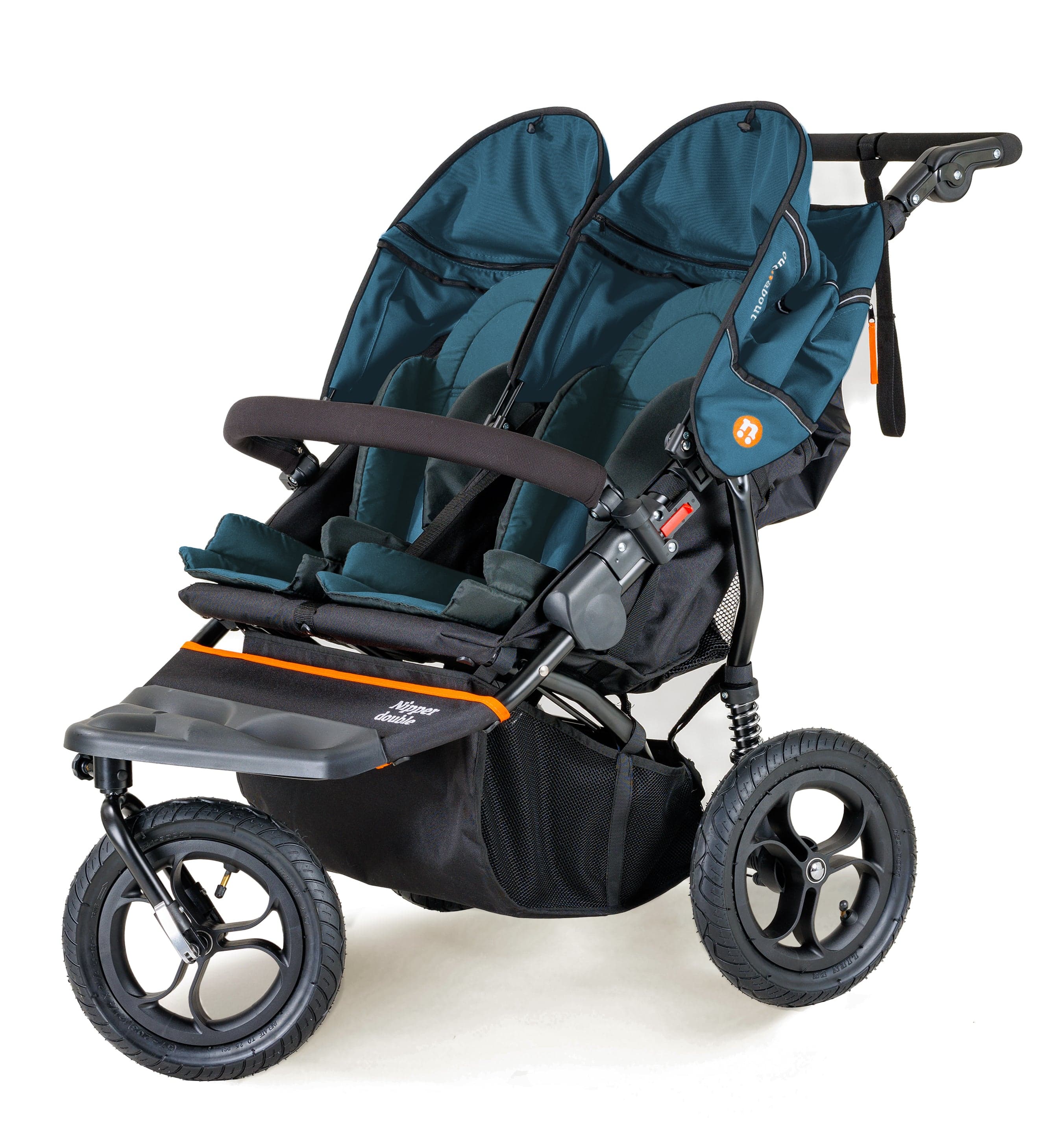 Out n About Nipper Double Duo Comfort Bundle in Highland Blue 3 Wheeler Pushchair Bundles 15791-DTN-COM-BLU 5060167546136