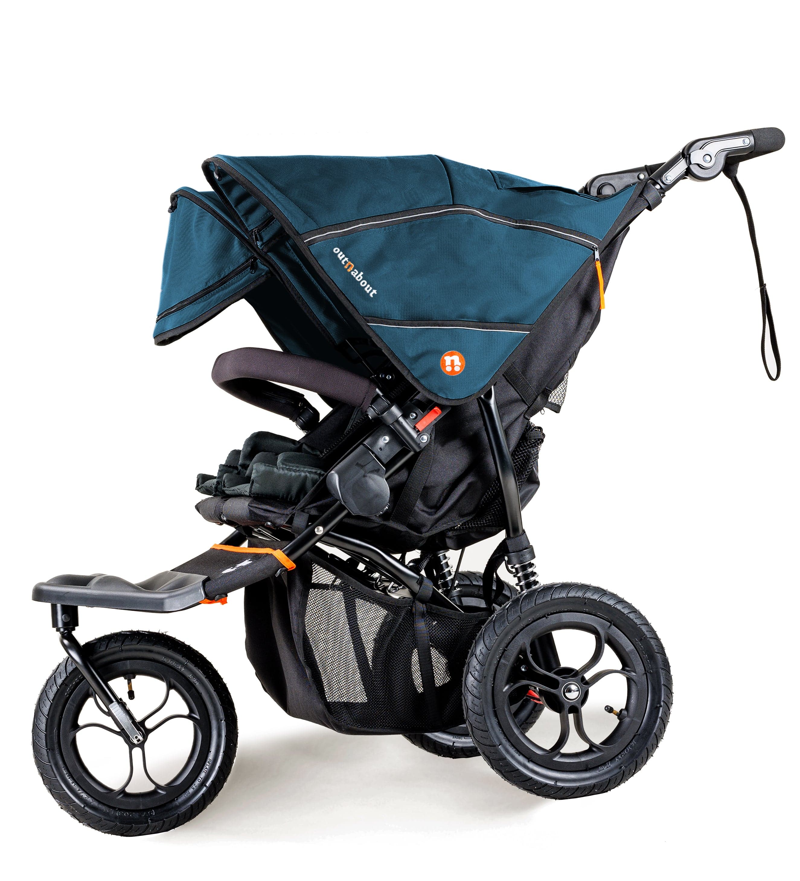 Out n About Nipper Double Duo Comfort Bundle in Highland Blue 3 Wheeler Pushchair Bundles 15791-DTN-COM-BLU 5060167546136