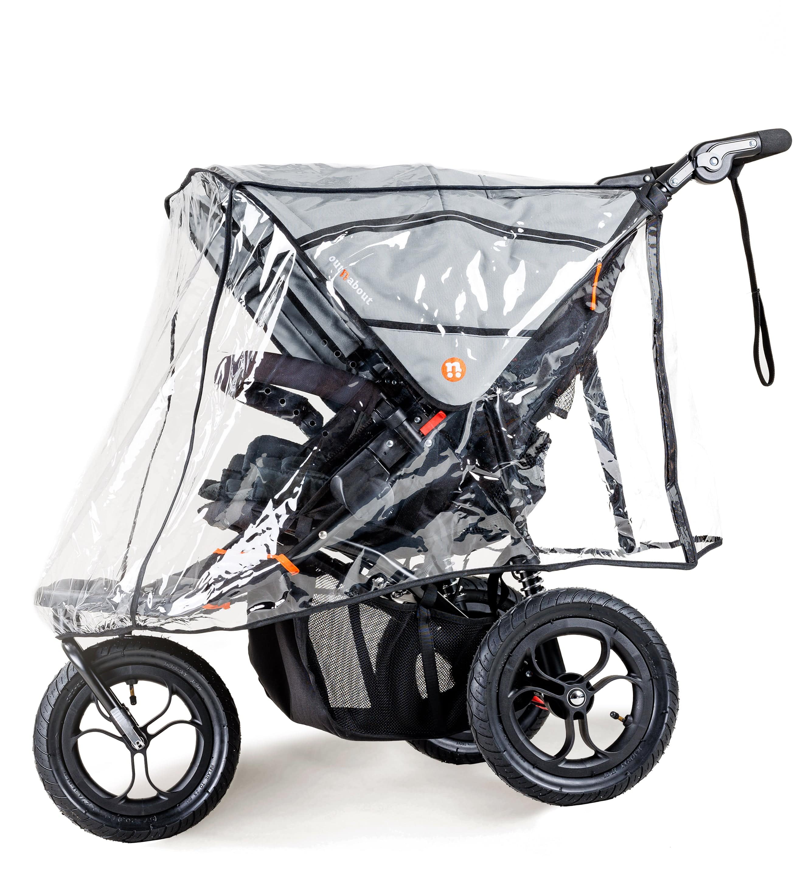 Out n About Nipper Double Duo Comfort Bundle in Rock Salt Grey 3 Wheeler Pushchair Bundles 15782-DTN-COM-RSG 5060167546112