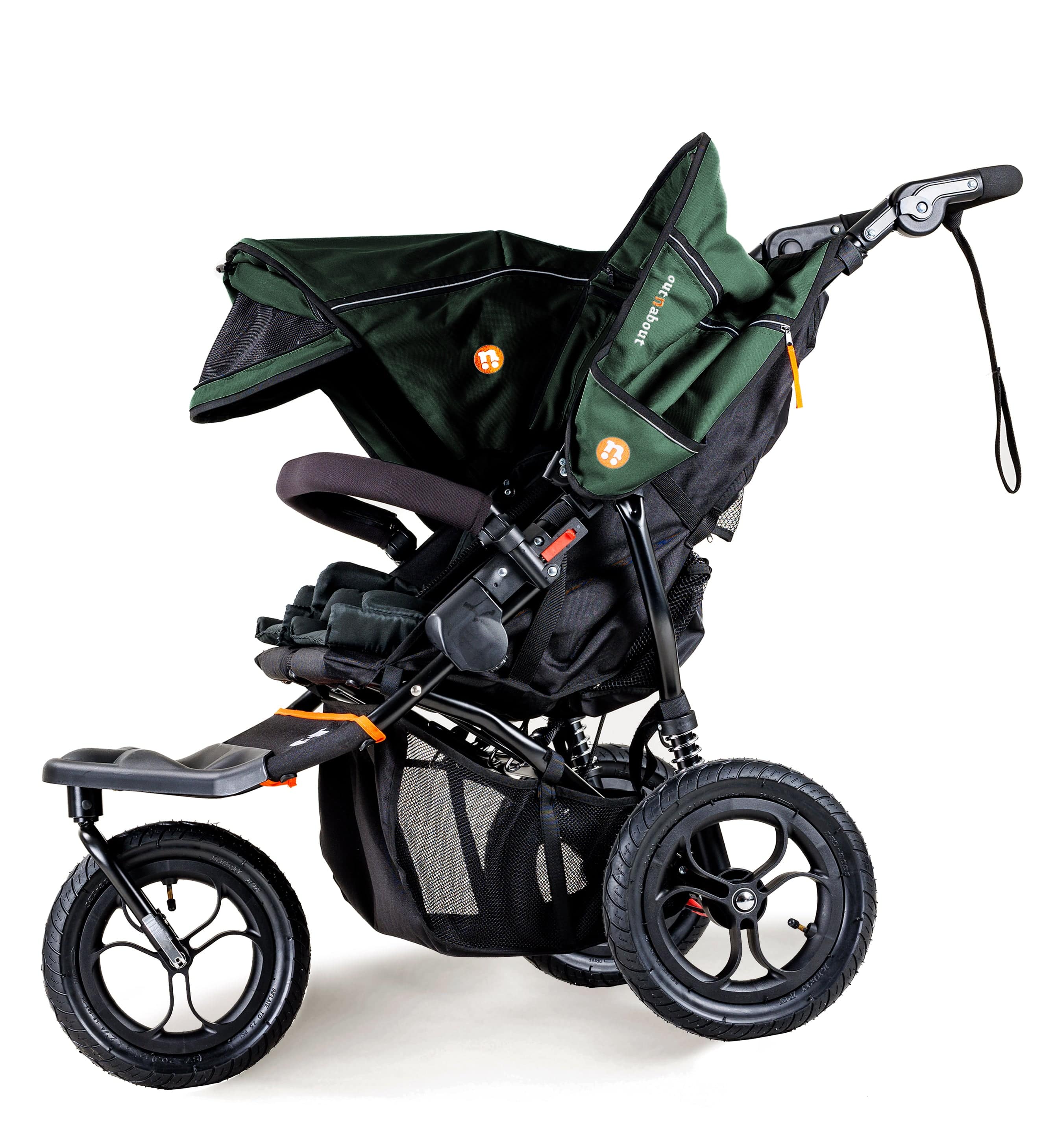 Out n About Nipper Double Duo Comfort Bundle in Sycamore Green 3 Wheeler Pushchair Bundles 15780-DTN-COM-GRE 5060167546129