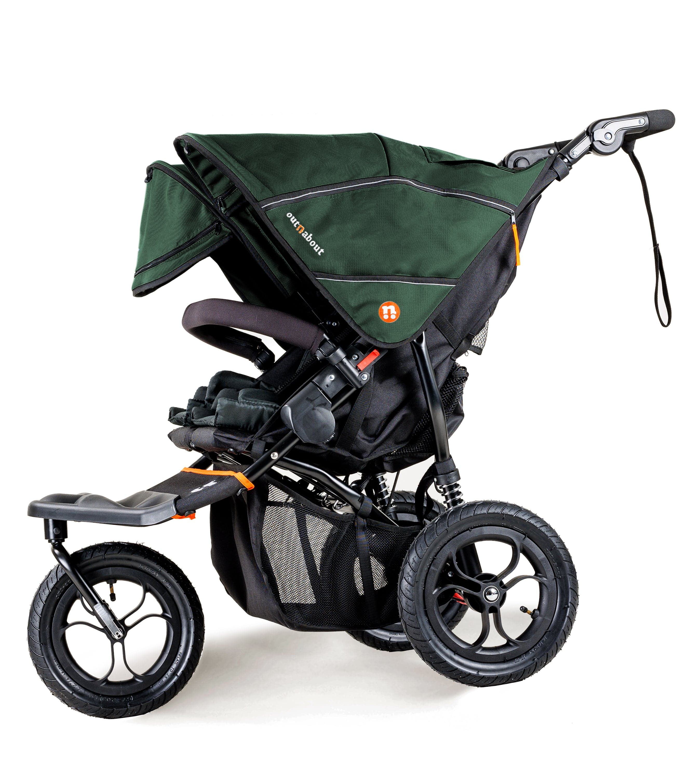 Out n About Nipper Double Duo Comfort Bundle in Sycamore Green 3 Wheeler Pushchair Bundles 15780-DTN-COM-GRE 5060167546129