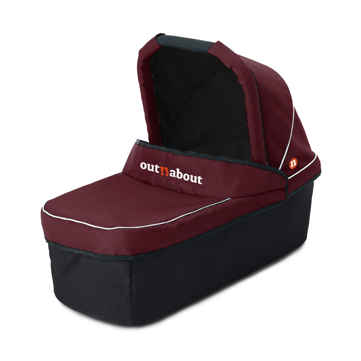 Out n About Nipper Double Duo Essentials Bundle in Brambleberry Red 3 Wheeler Pushchair Bundles 15753-DTN-ESS-RED 5060167546143