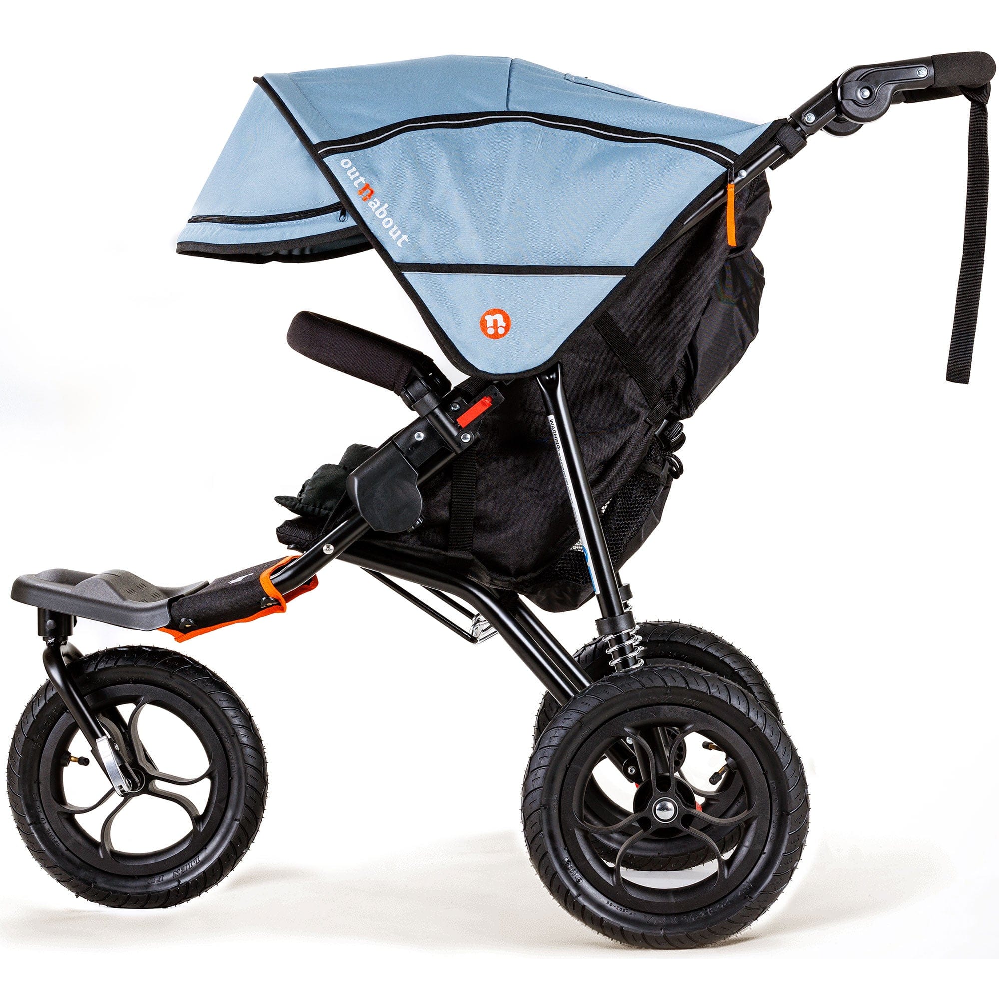 Out n About Nipper Single Comfort Bundle in Rock Salt Grey 3 Wheeler Pushchair Bundles 15818-SGL-RSG 5060167546112