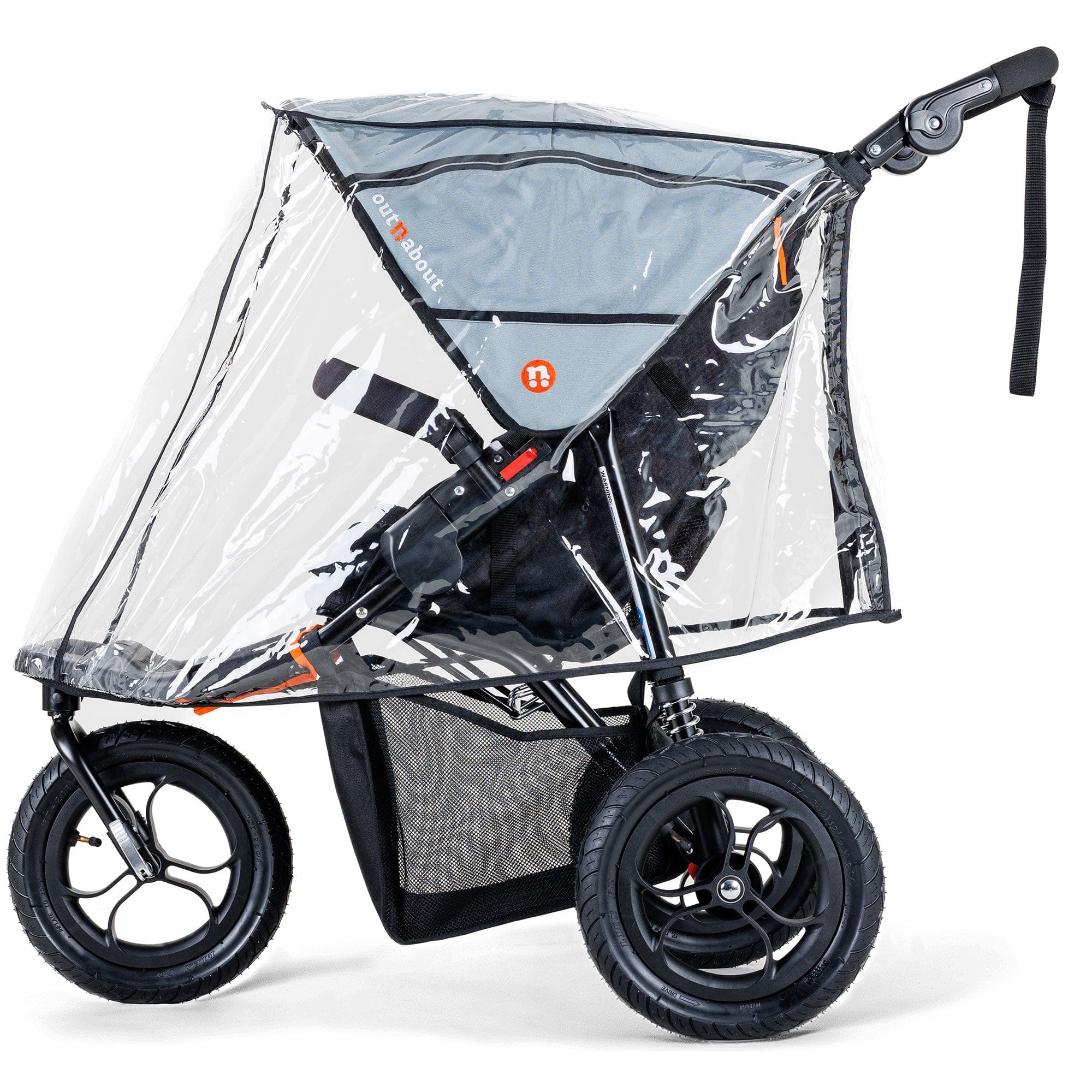 Out n About Nipper Single Comfort Bundle in Rock Salt Grey 3 Wheeler Pushchair Bundles 15818-SGL-RSG 5060167546112