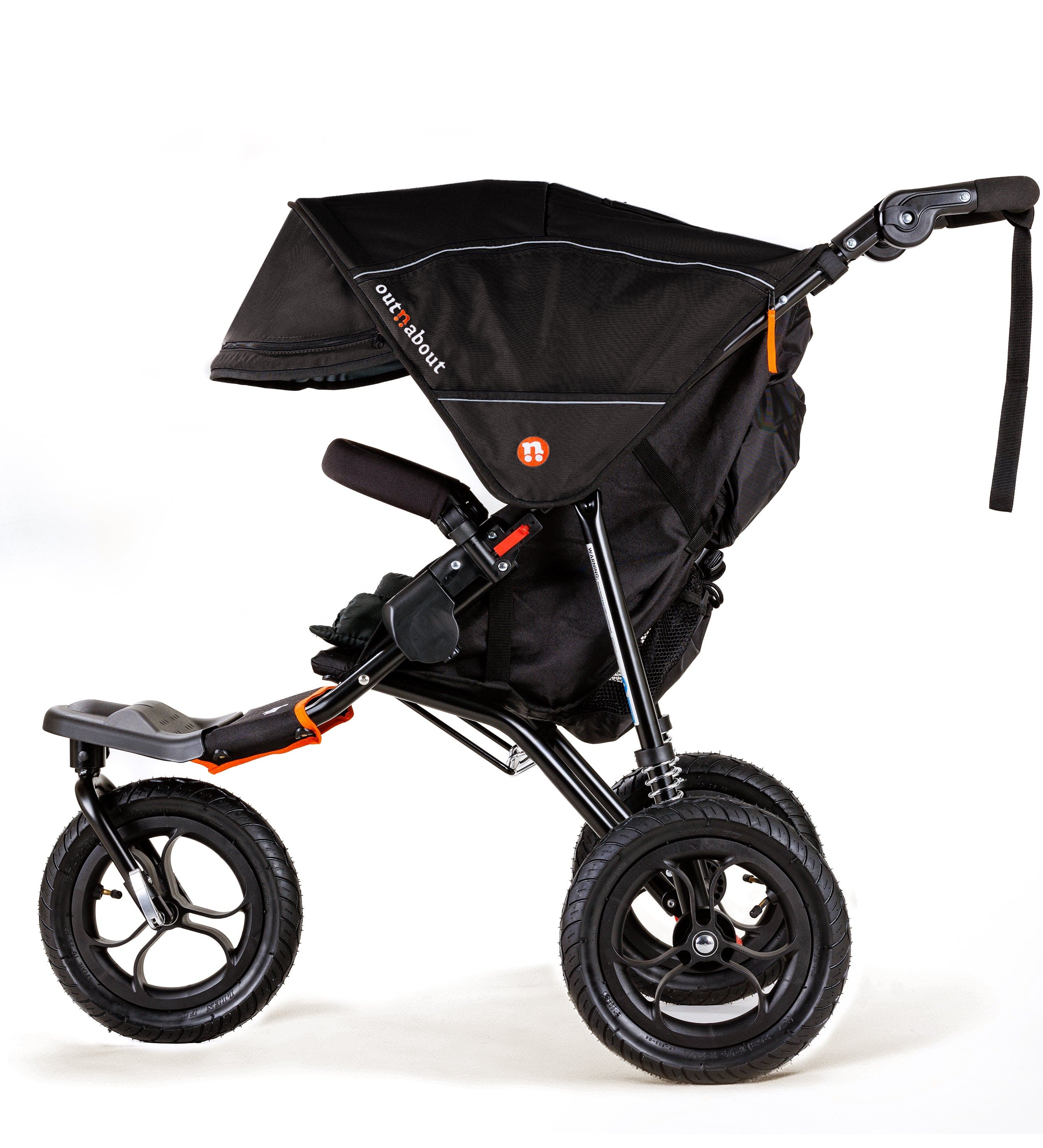 Out n About Nipper Single Comfort Bundle in Summit Black 3 Wheeler Pushchair Bundles 15819-SGL-SBL 5060167546778