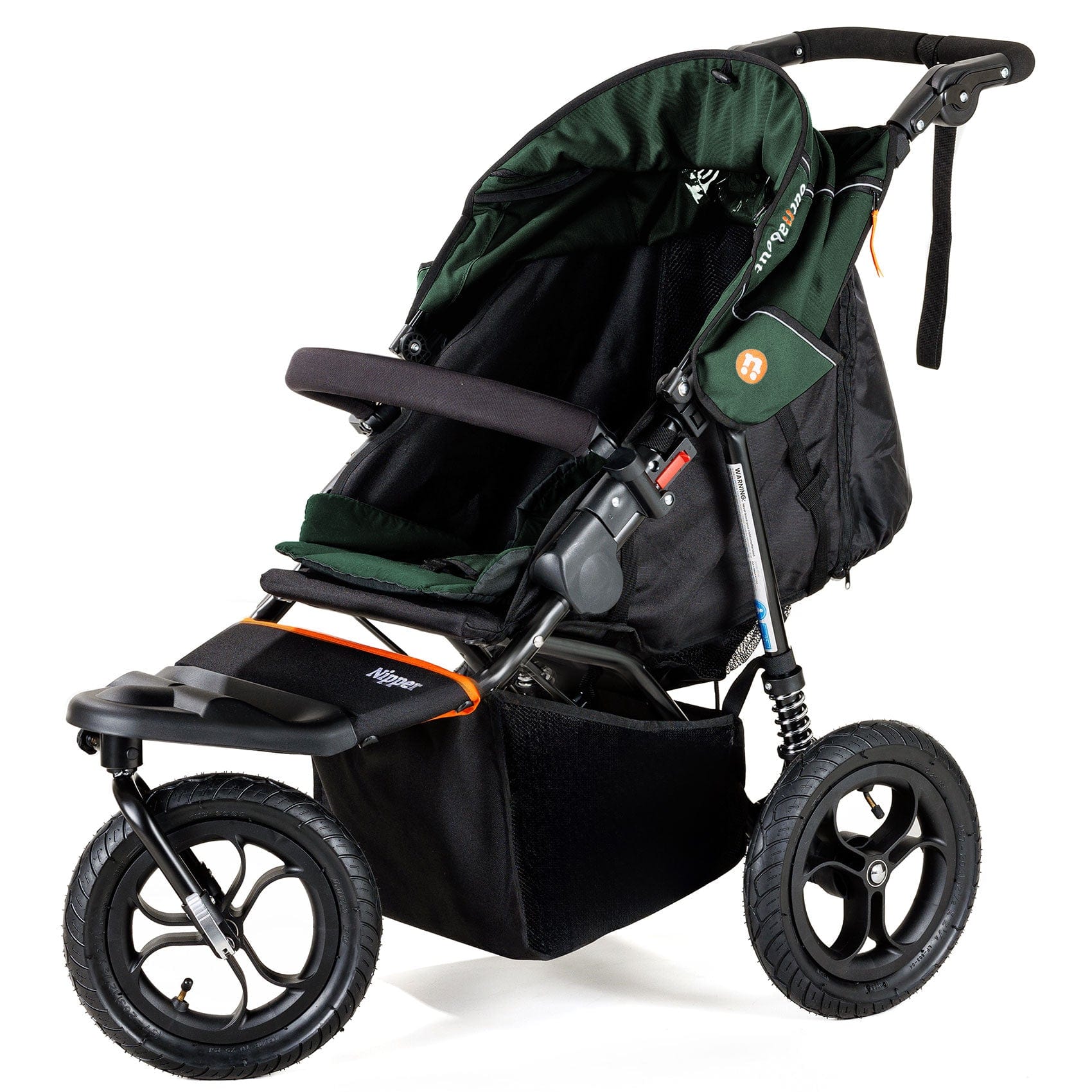 Out n About Nipper Single Comfort Bundle in Sycamore Green 3 Wheeler Pushchair Bundles 15817-SGL-GRE 5060167546129