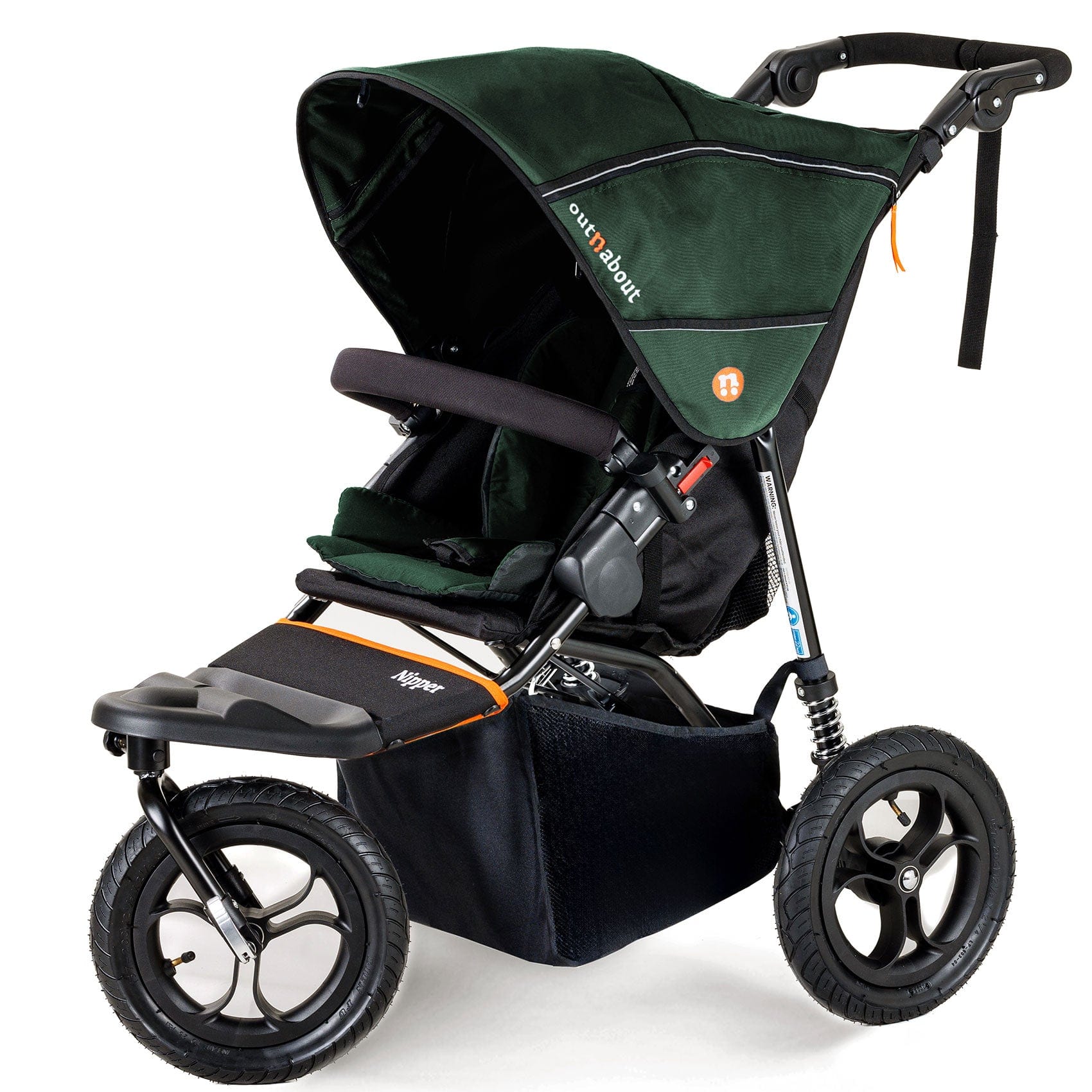 Out n About Nipper Single Comfort Bundle in Sycamore Green 3 Wheeler Pushchair Bundles 15817-SGL-GRE 5060167546129