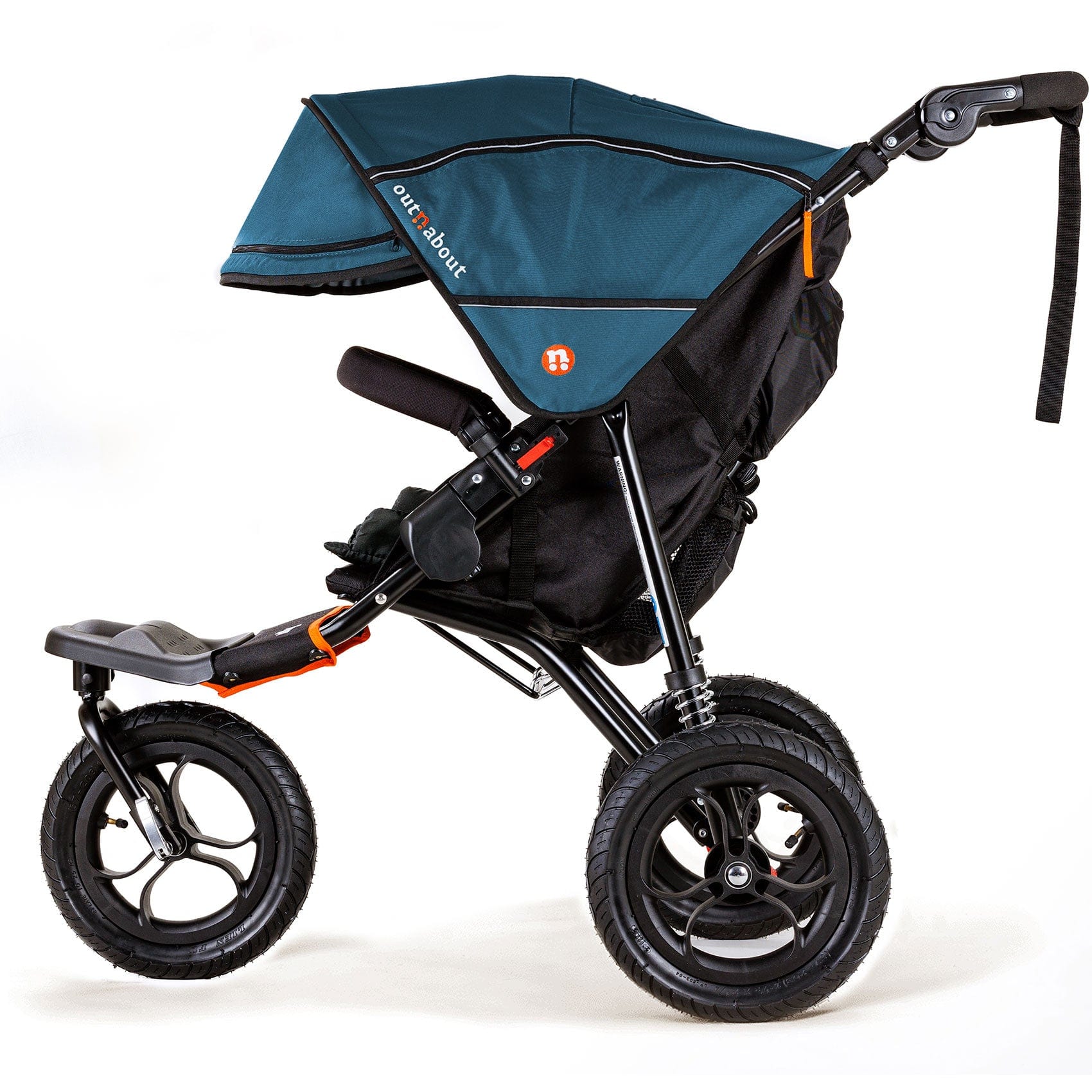 Out n About Nipper Single Essentials Bundle in Highland Blue 3 Wheeler Pushchair Bundles 15809-SGL-BLU 5060167546136