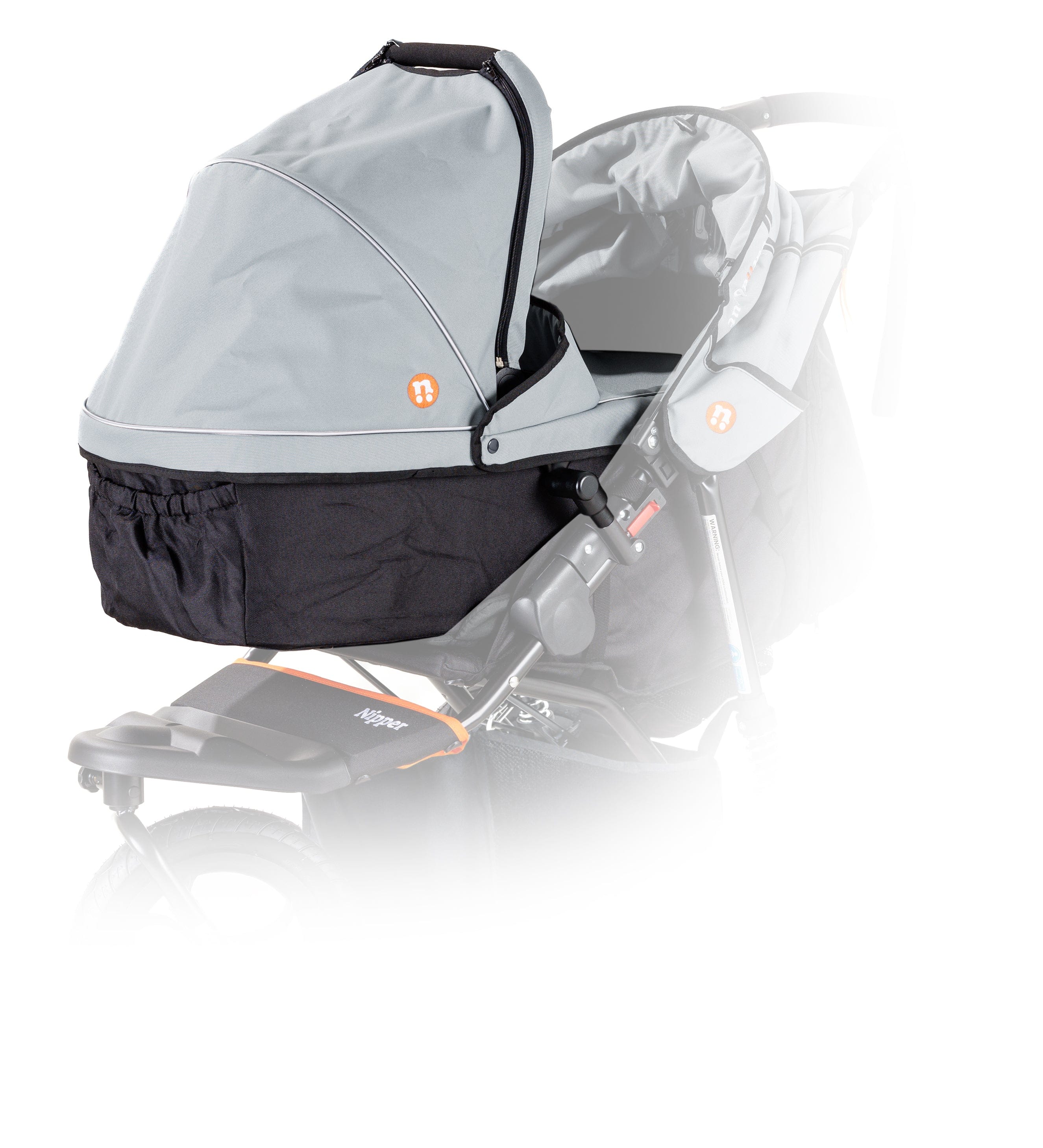 Out n About Nipper Single Essentials Bundle in Rock Salt Grey 3 Wheeler Pushchair Bundles 15879-SGL-RSG 5060167546112