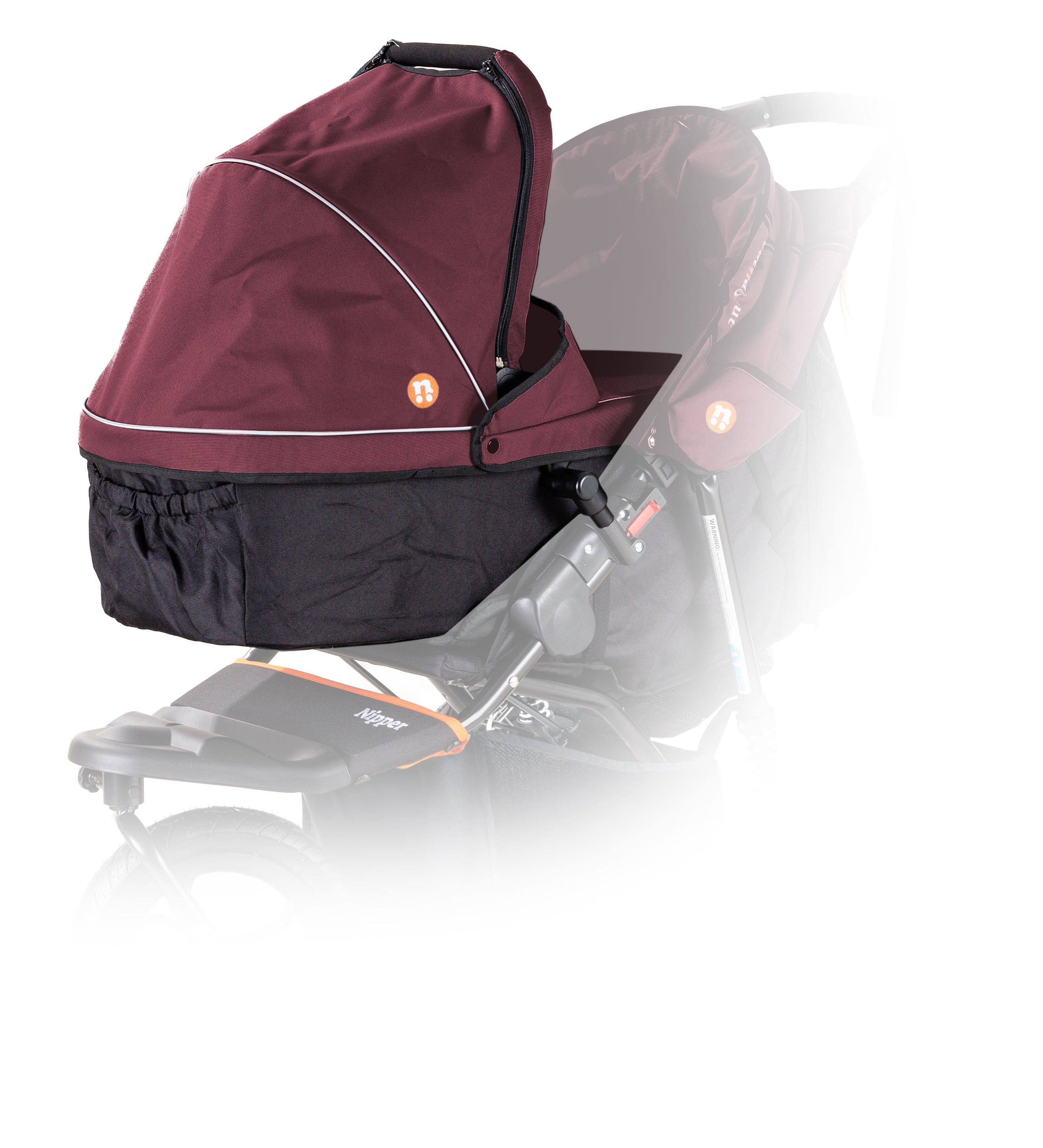 Out n About Nipper Single Maxi-Cosi Essential Bundle in Brambleberry Red Travel Systems