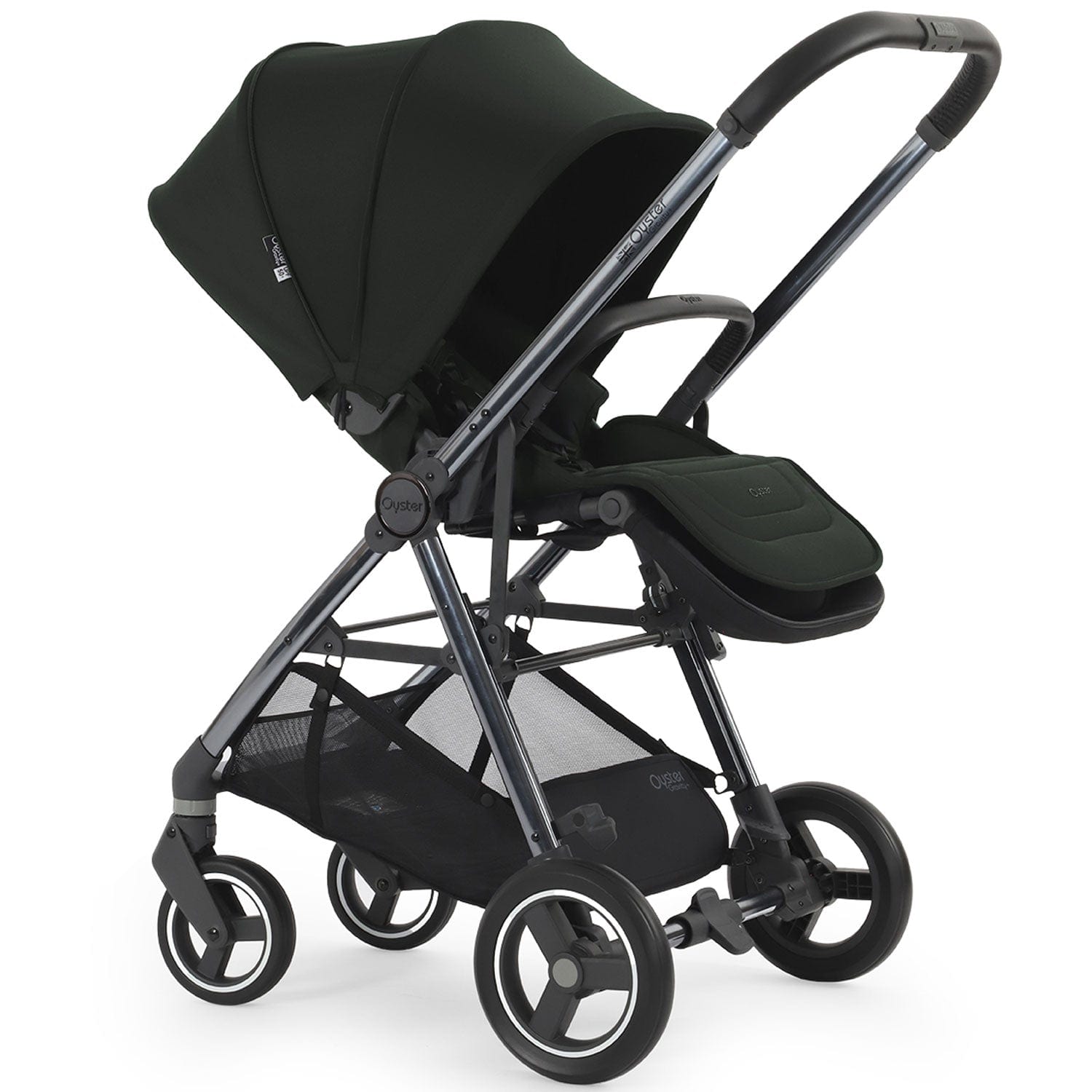 Oyster Gravity+ 5 Piece Bundle in Black Olive Baby Prams