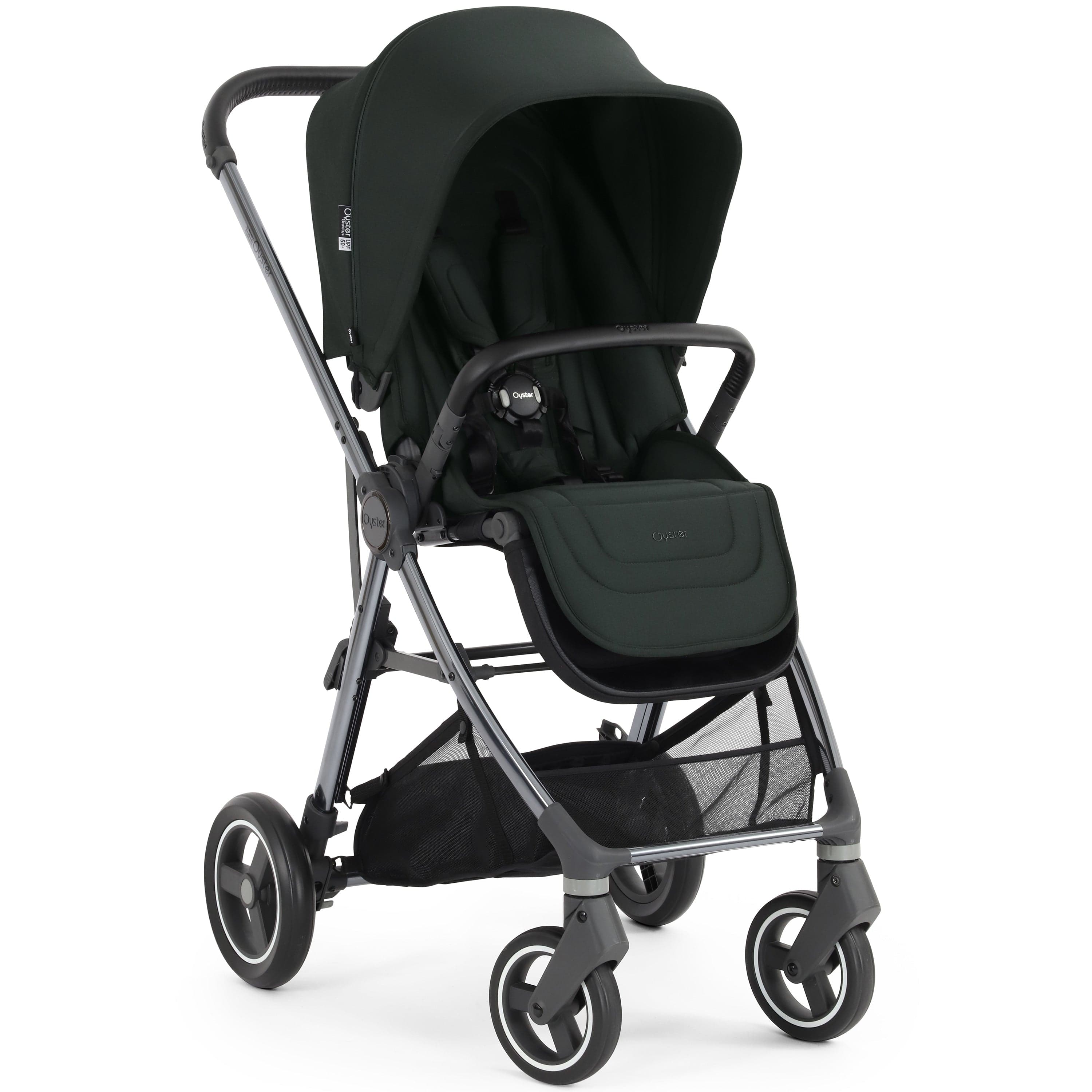 Oyster Gravity+ 5 Piece Bundle in Black Olive Baby Prams