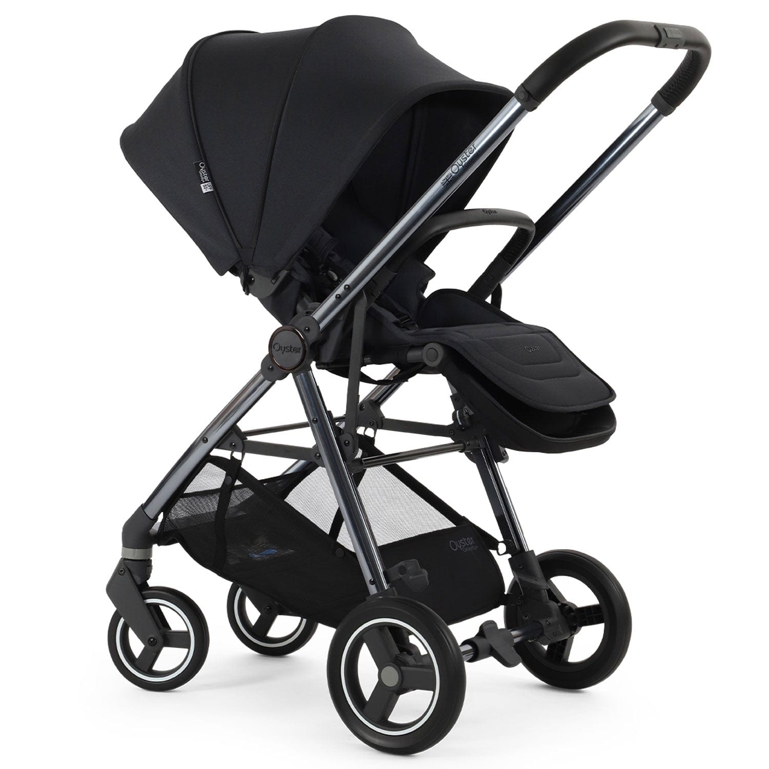 Oyster Gravity+ 5 Piece Bundle in Carbonite Baby Prams