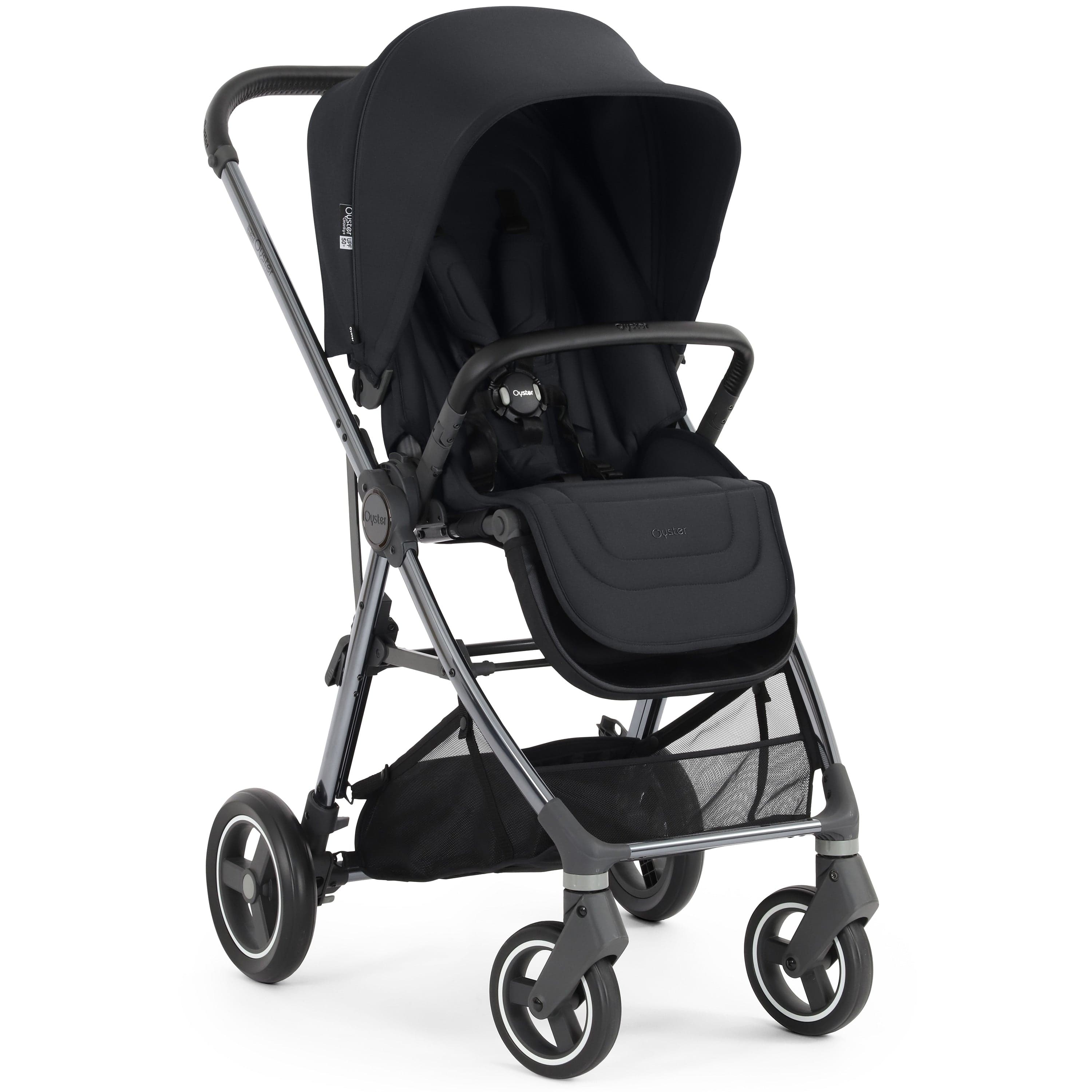 Oyster Gravity+ 5 Piece Bundle in Carbonite Baby Prams