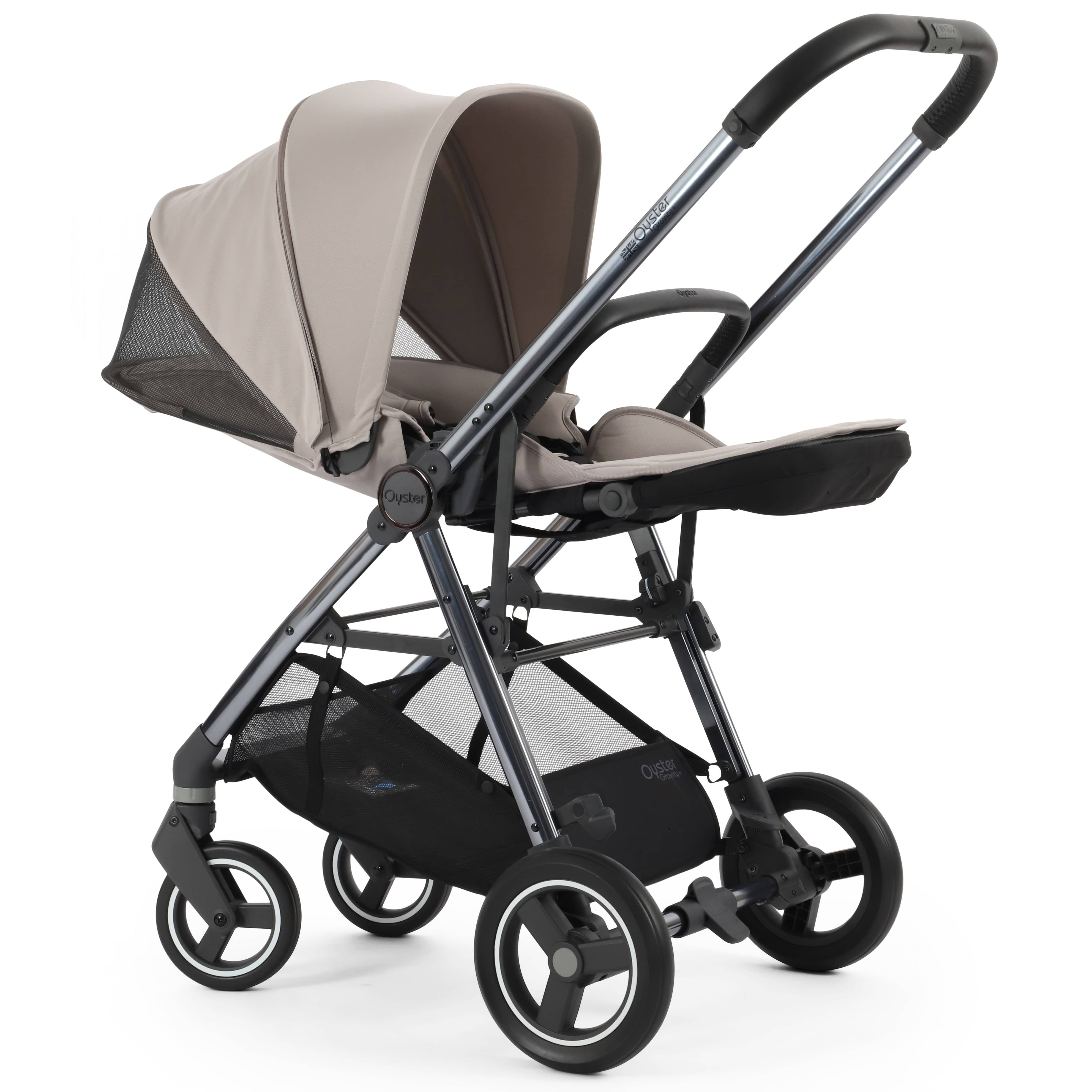 Oyster Gravity+ 5 Piece Bundle in Stone Baby Prams