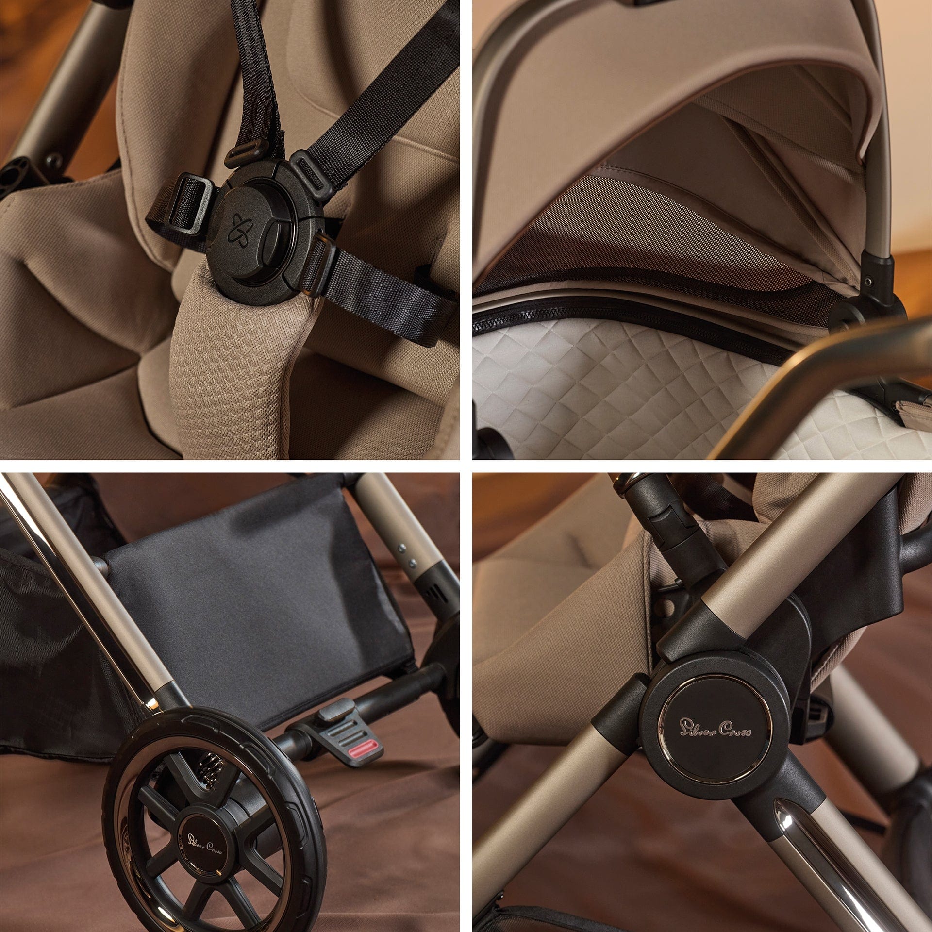 Silver Cross Reef 2 Special Edition Pram - Frappe Baby Prams ISE-FP 5055836928412