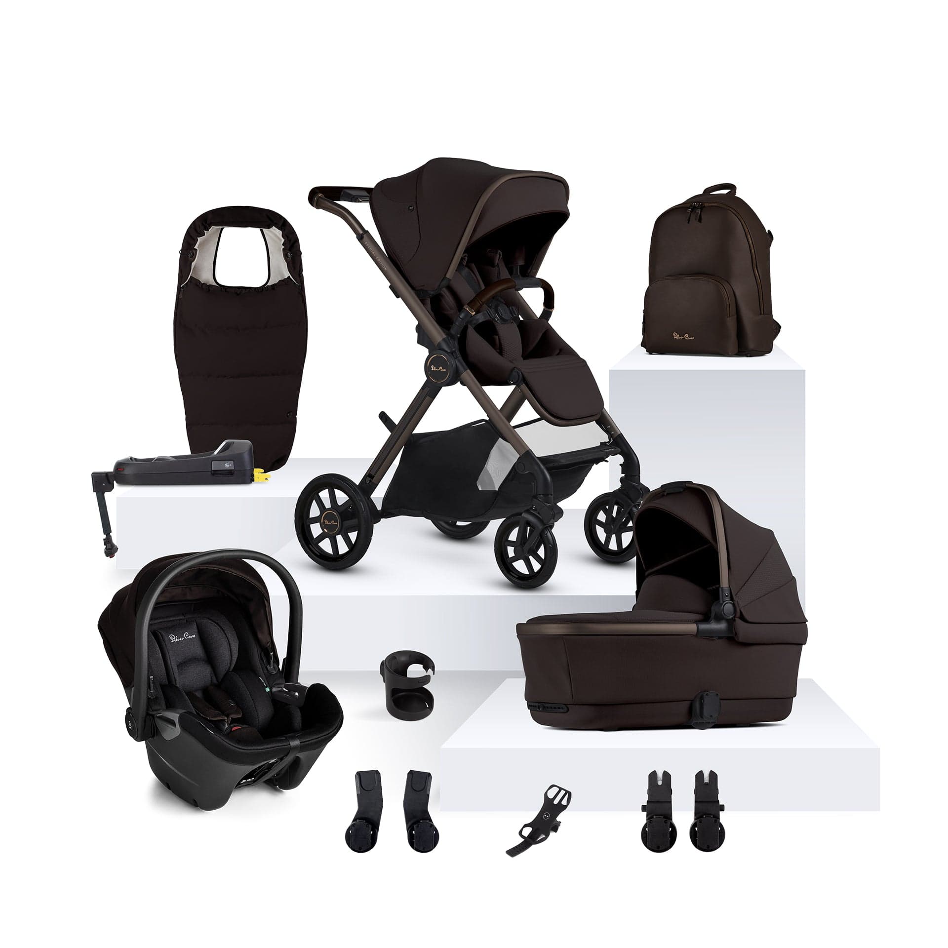 Silver Cross Reef 2 Special Edition Ultimate Bundle - Ganache Baby Prams ISED-GN 5055836928429