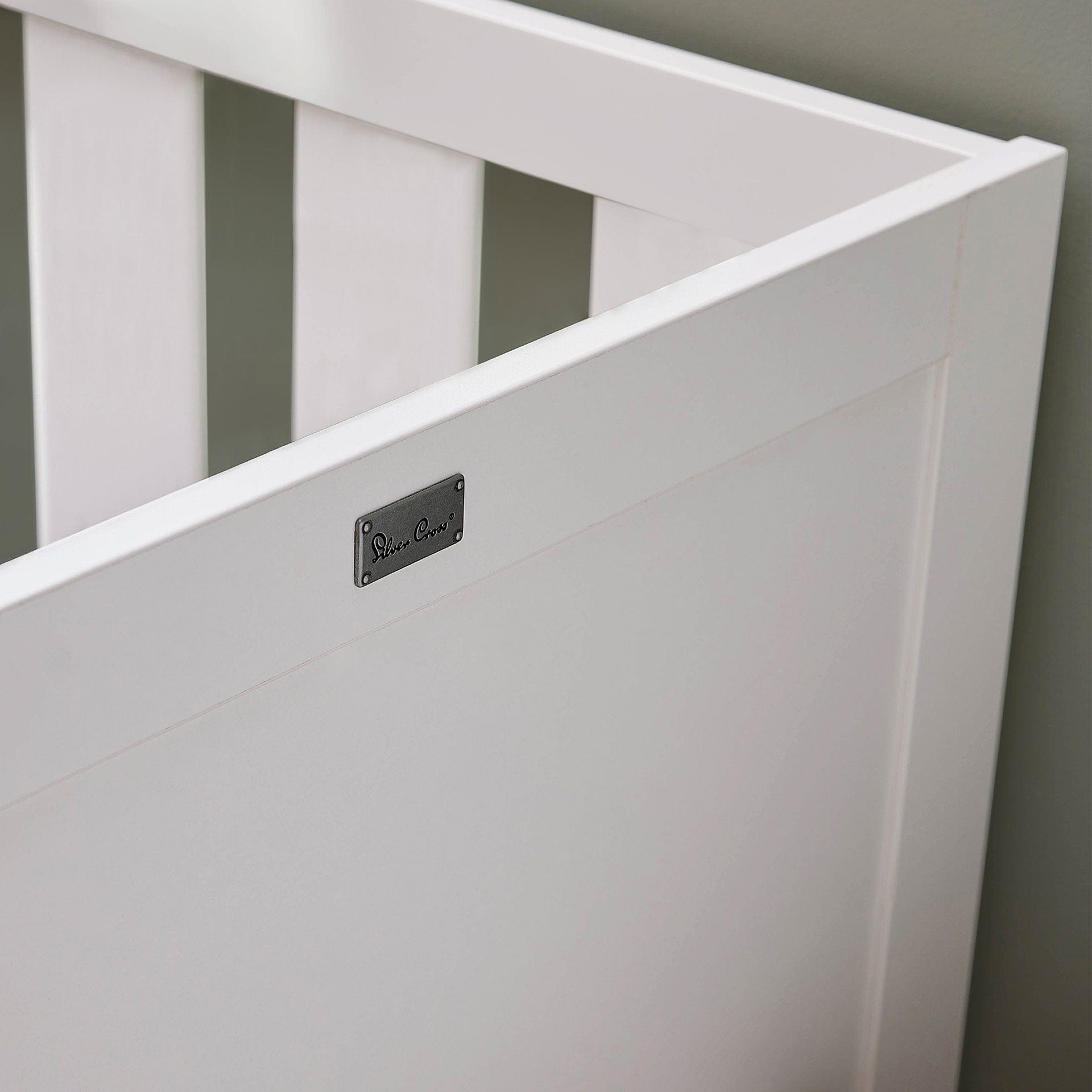 Silver Cross Bromley Cot Bed in White Cot Beds