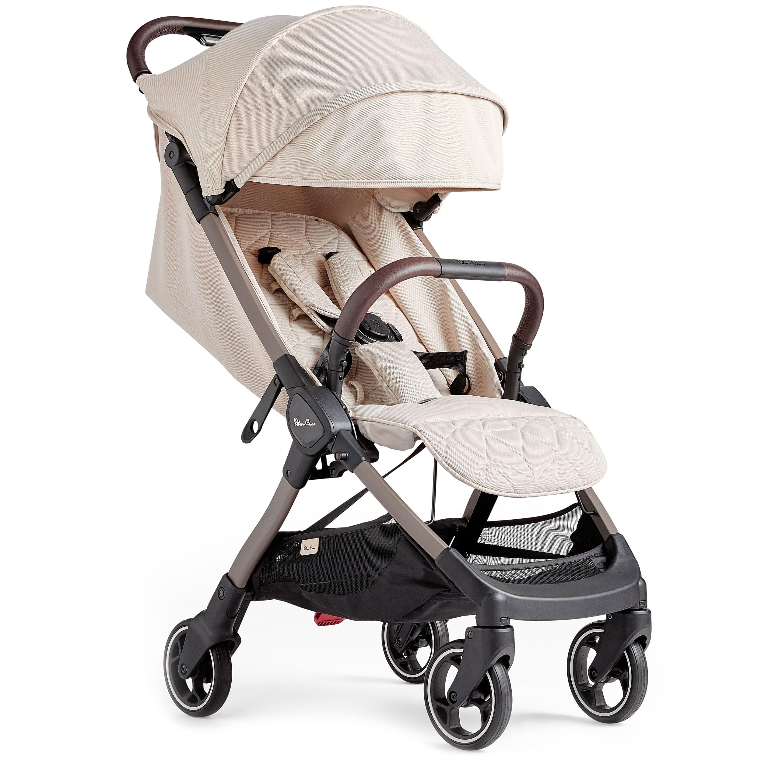 Silver Cross Clic Compact Stroller in Almond Pushchairs & Buggies SX2308.AM 5055836927439